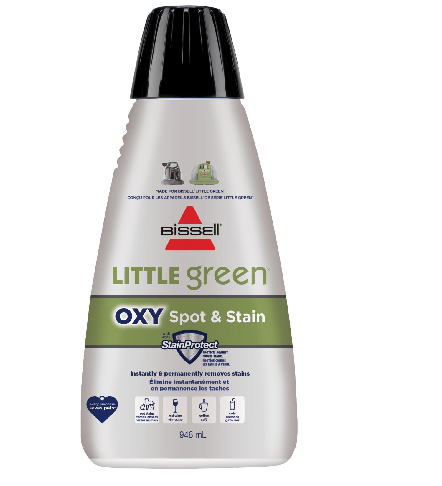 BISSELL Little Green OXY Spot & Stain Formula for Portable Carpet Cleaners 2038F Little Green Formula - Buy Online on GoSupps.com