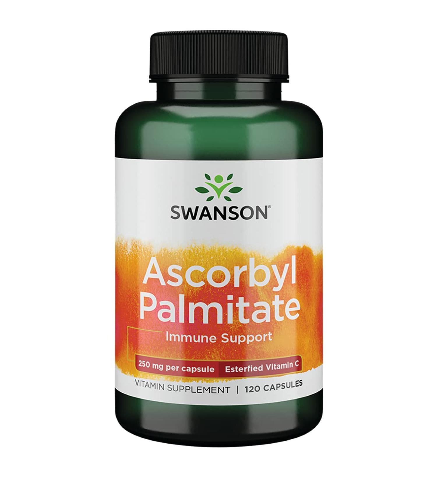 Swanson Ascorbyl Palmitate 250mg - 120 Capsules - Buy Online on GoSupps.com
