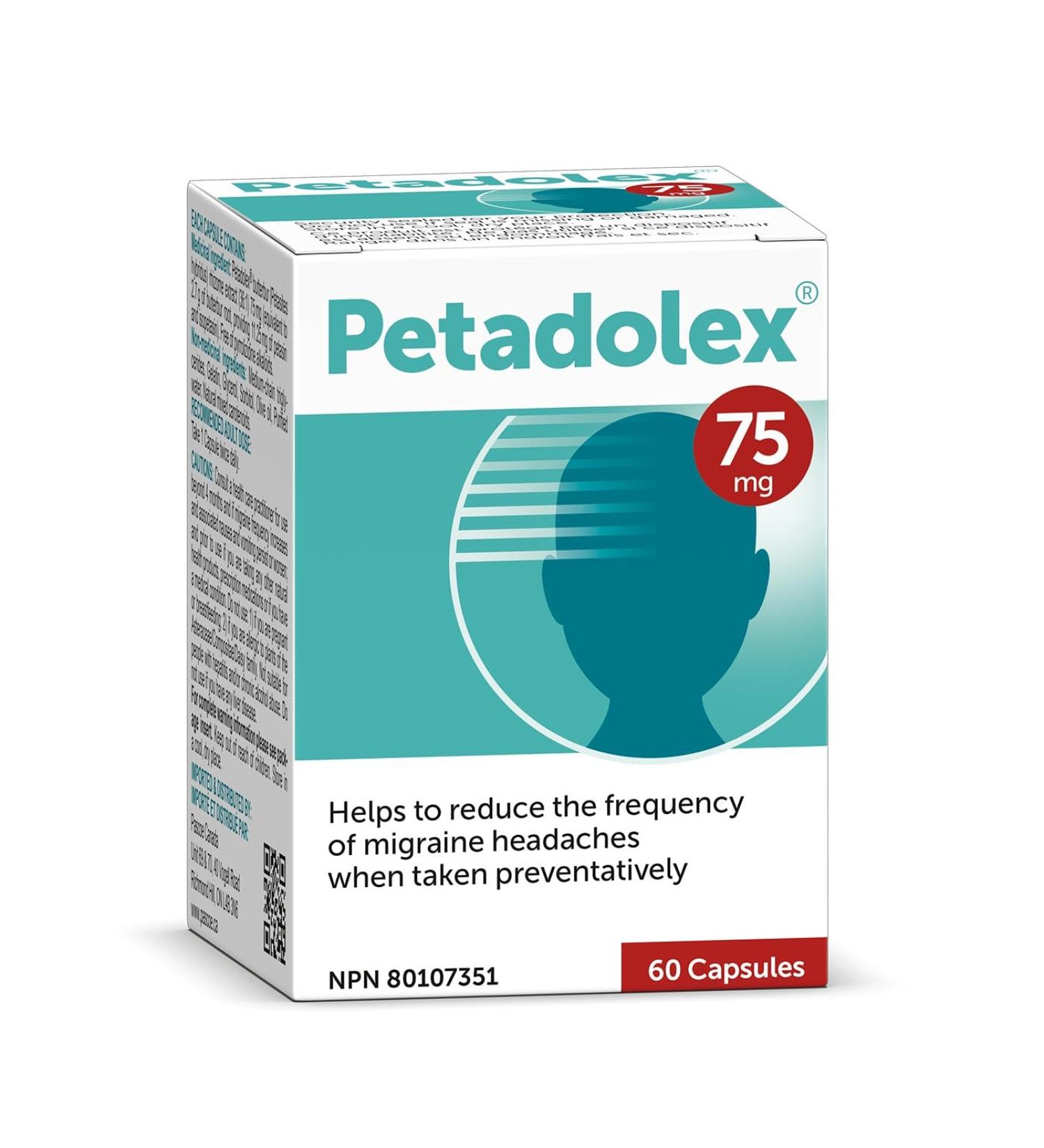 Pascoe - Petadolex - 75 mg Patented PA-Free Butterbur Root Extract for Migraine - Buy Online on GoSupps.com