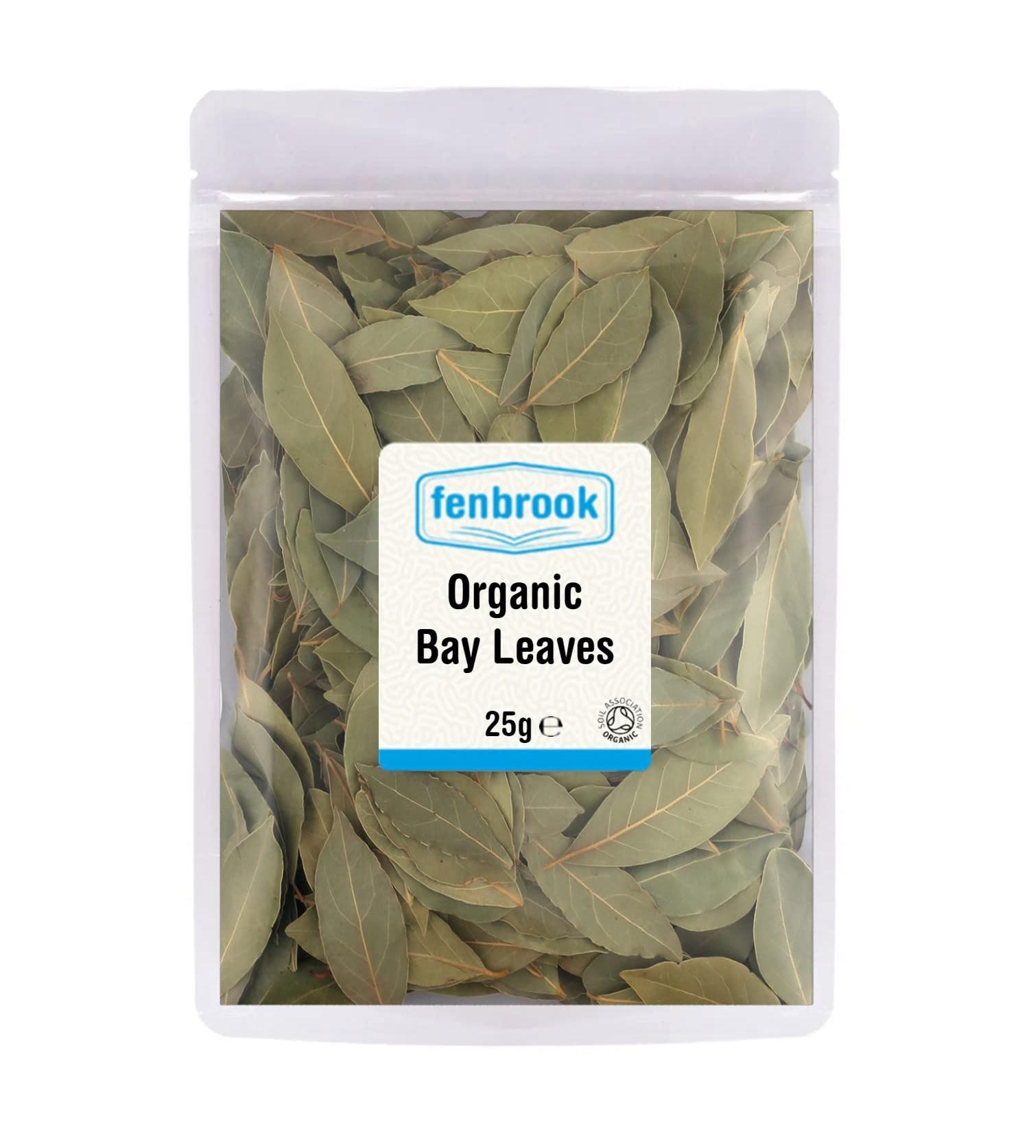 Certified Organic Bay Leaves 25g - Fenbrook Organic - Buy Online on GoSupps.com