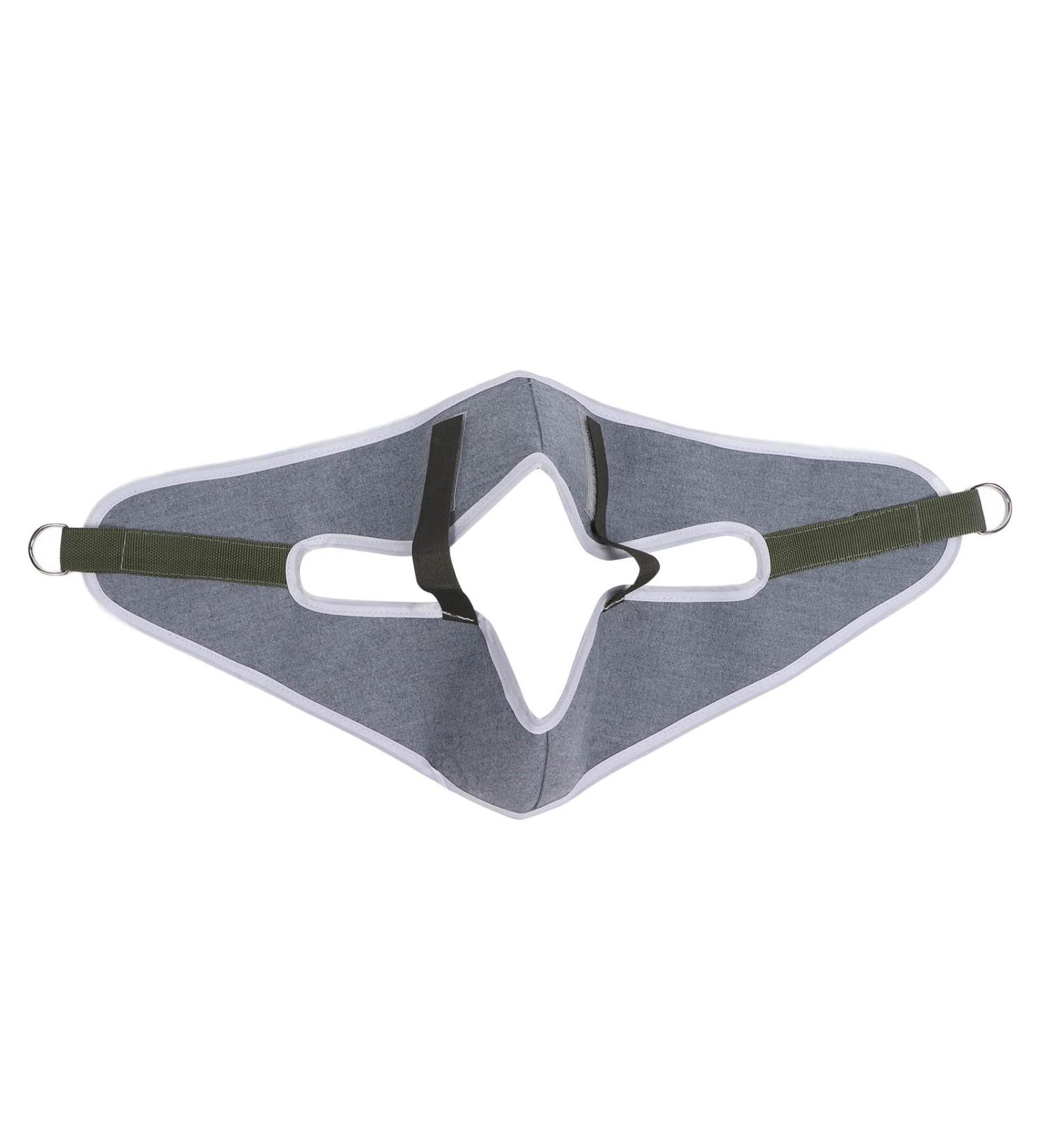 Soft Adjustable Linen Neck Traction Belt for Cervical Spine Pain Relief | Flexible Gray Device - Buy Online on GoSupps.com