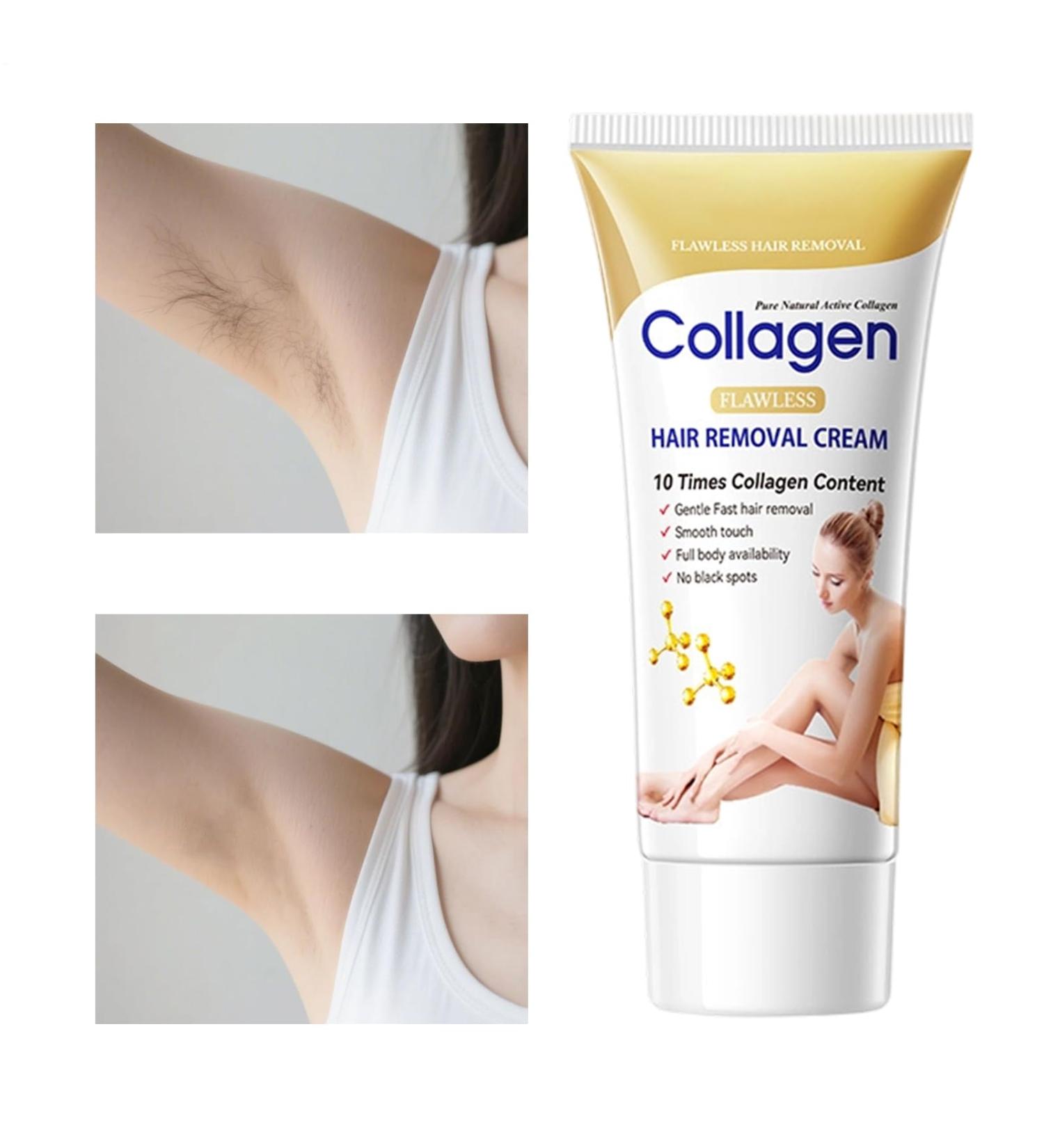 Body Hair Removal Cream | 60g Fast Acting Soothing Personal Care Products - Facial Hair Removal For Private Body Legs Back Chest Underarms Shower Skin Care Beauty - Buy Online on GoSupps.com