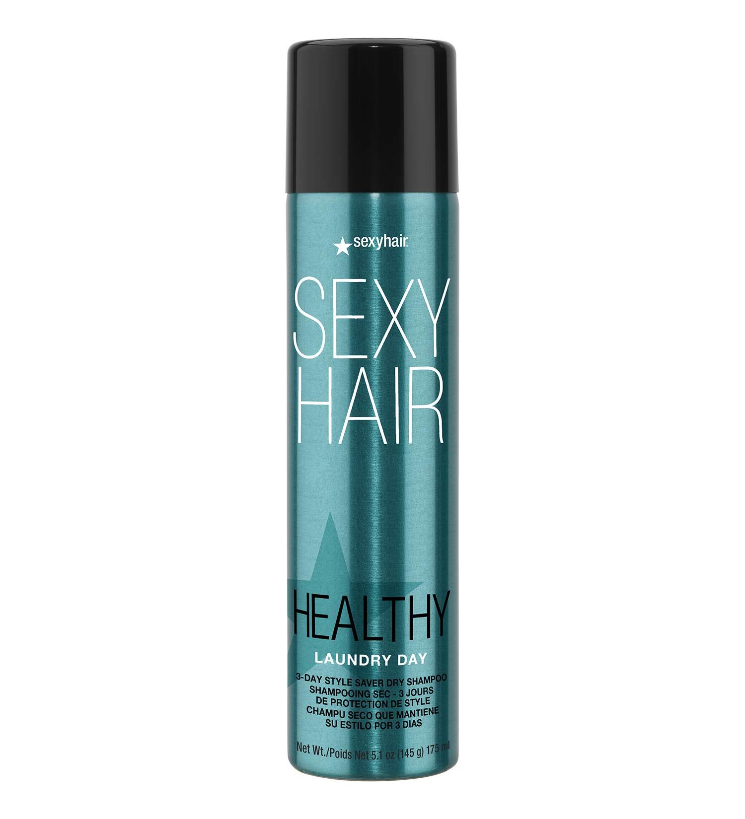 SexyHair Healthy Laundry Day Dry Shampoo 5.1 Oz - 3-Day Style Saver for All Hair Types | Absorbs Oils, Residue-Free Finish - Buy Online on GoSupps.com