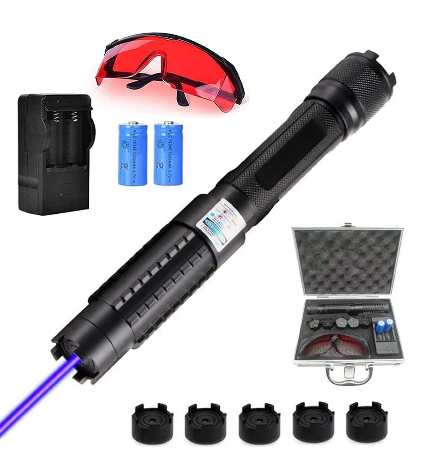 Laser Technology High Power Tactical Flashlight for Camping, Hiking, Travel, Hunting - Adjustable Focal Cap, Black - Buy Online on GoSupps.com