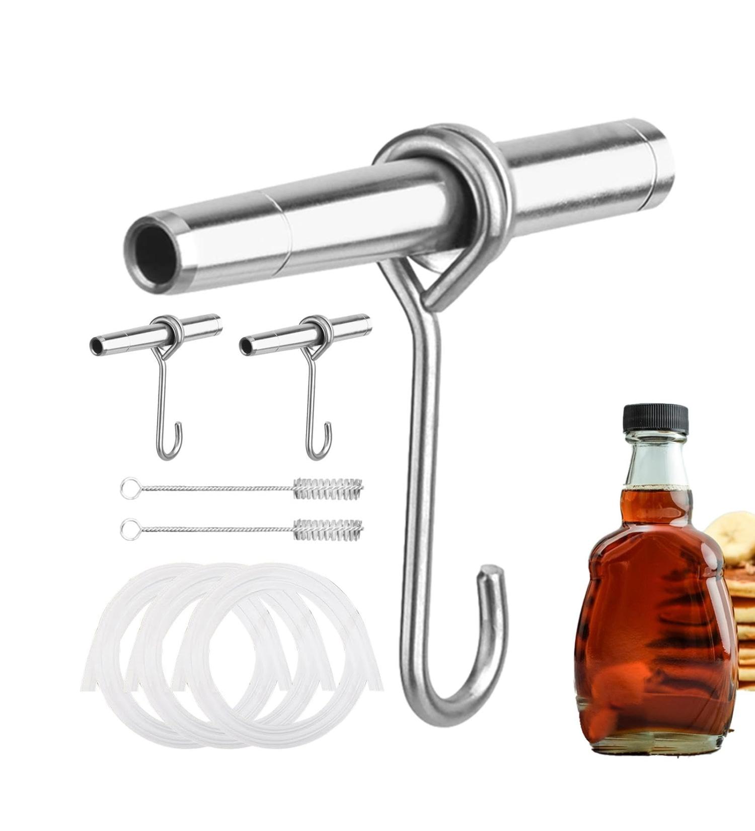Maple Syrup Tapping Kit - Stainless Steel Maple Tree Taps Spiles for Making Maple Syrup Reusable Stainless Steel Tree Taps Tree Tapping Kit Maple Syrup Supplies - Buy Online on GoSupps.com