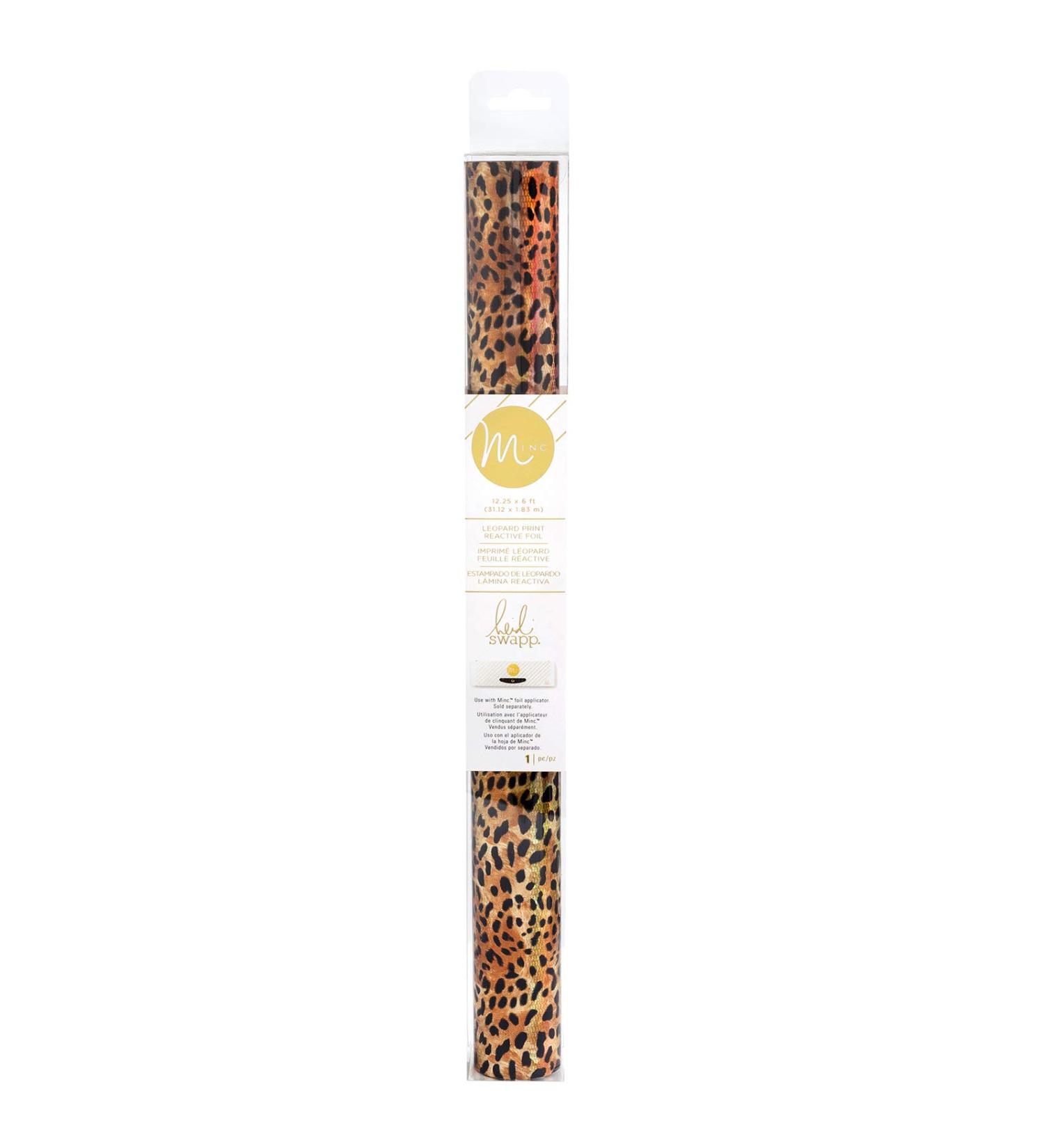 Heidi Swapp 314494 Mink-Reactive Leopard Wheel - 12 Inch x 6 Feet Roll - Buy Online on GoSupps.com