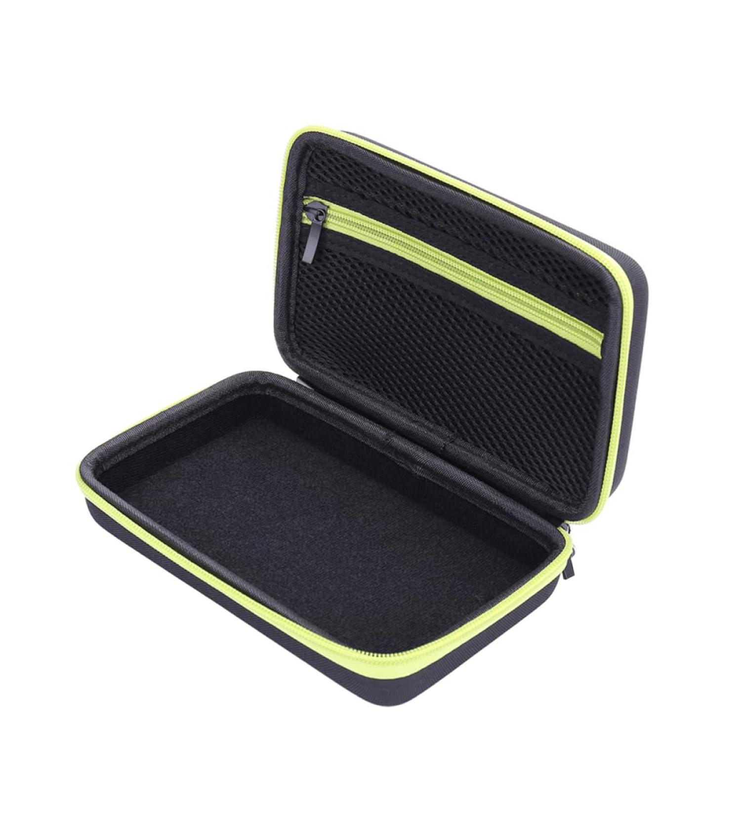 FRCOLOR Green Box Case for Razor - Zipper Shaving Container 1PCS | International Shipping Available - Buy Online on GoSupps.com