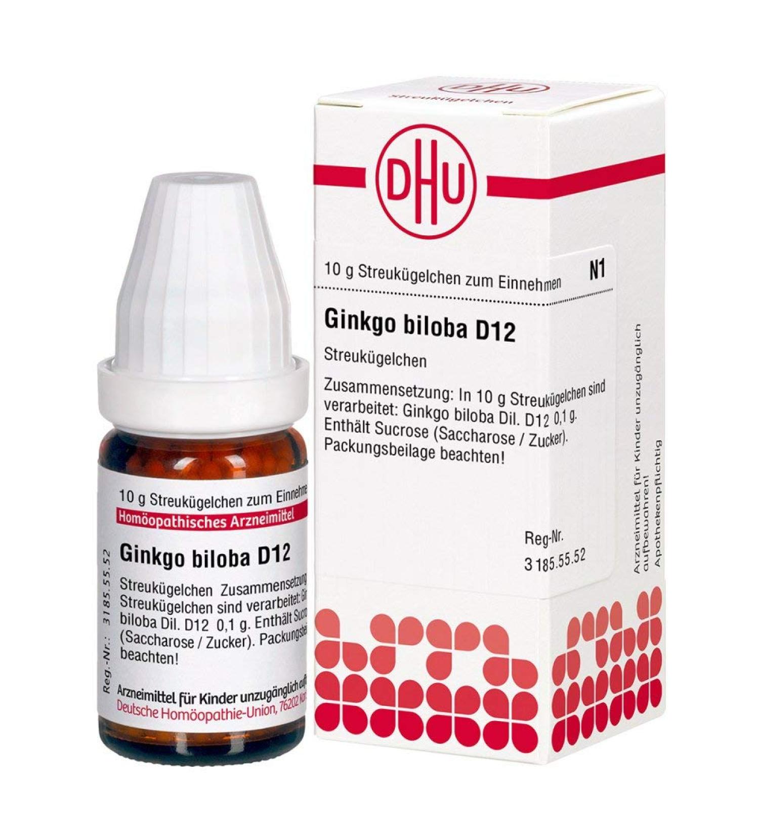 Ginkgo Biloba D 12 Globuli 10 g