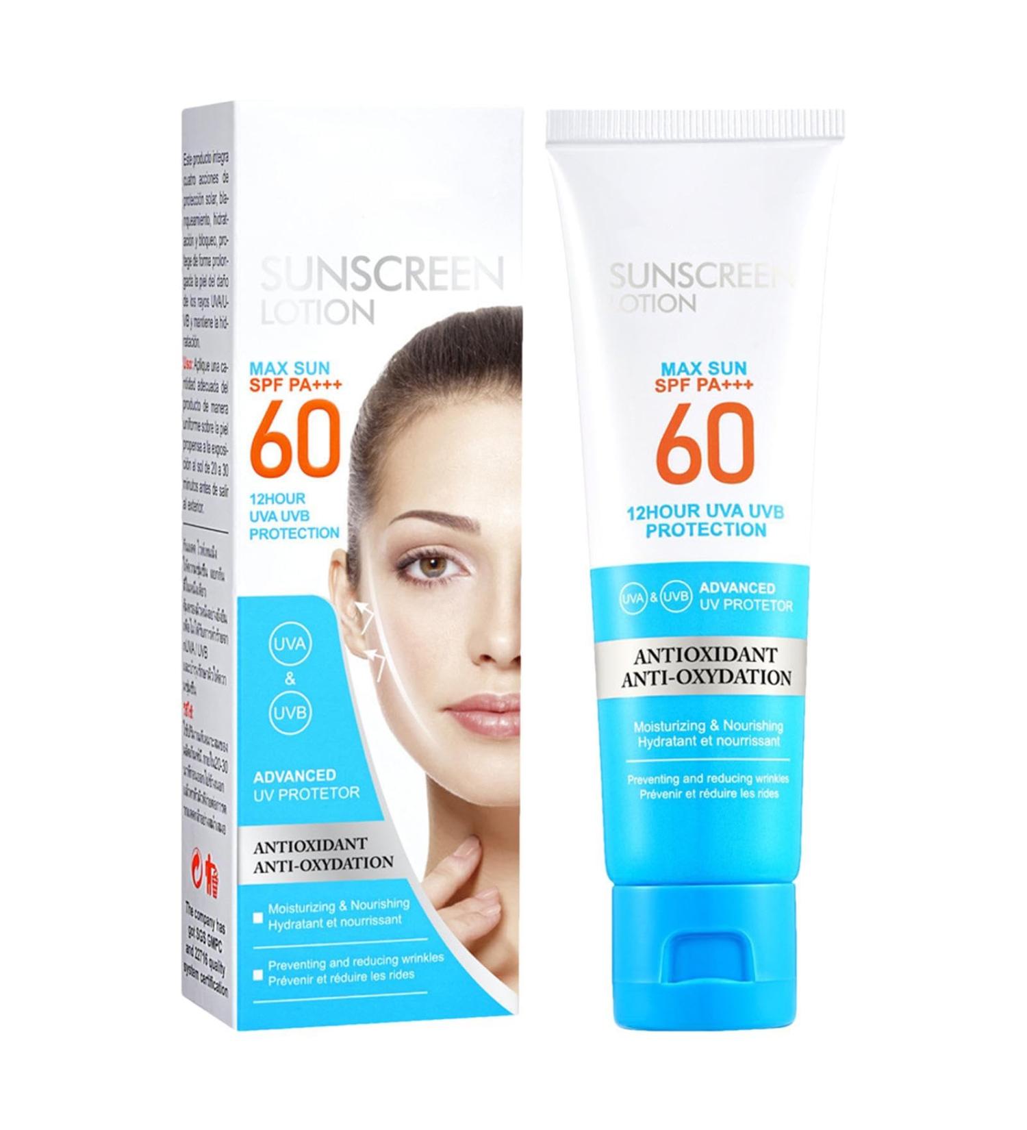  Lambo Facial sunscreen SPF 60 PA +++ Broad spectrum sunscreen 50ml Refreshing sunscreen for UV protection and facial care - Buy Online on GoSupps.com