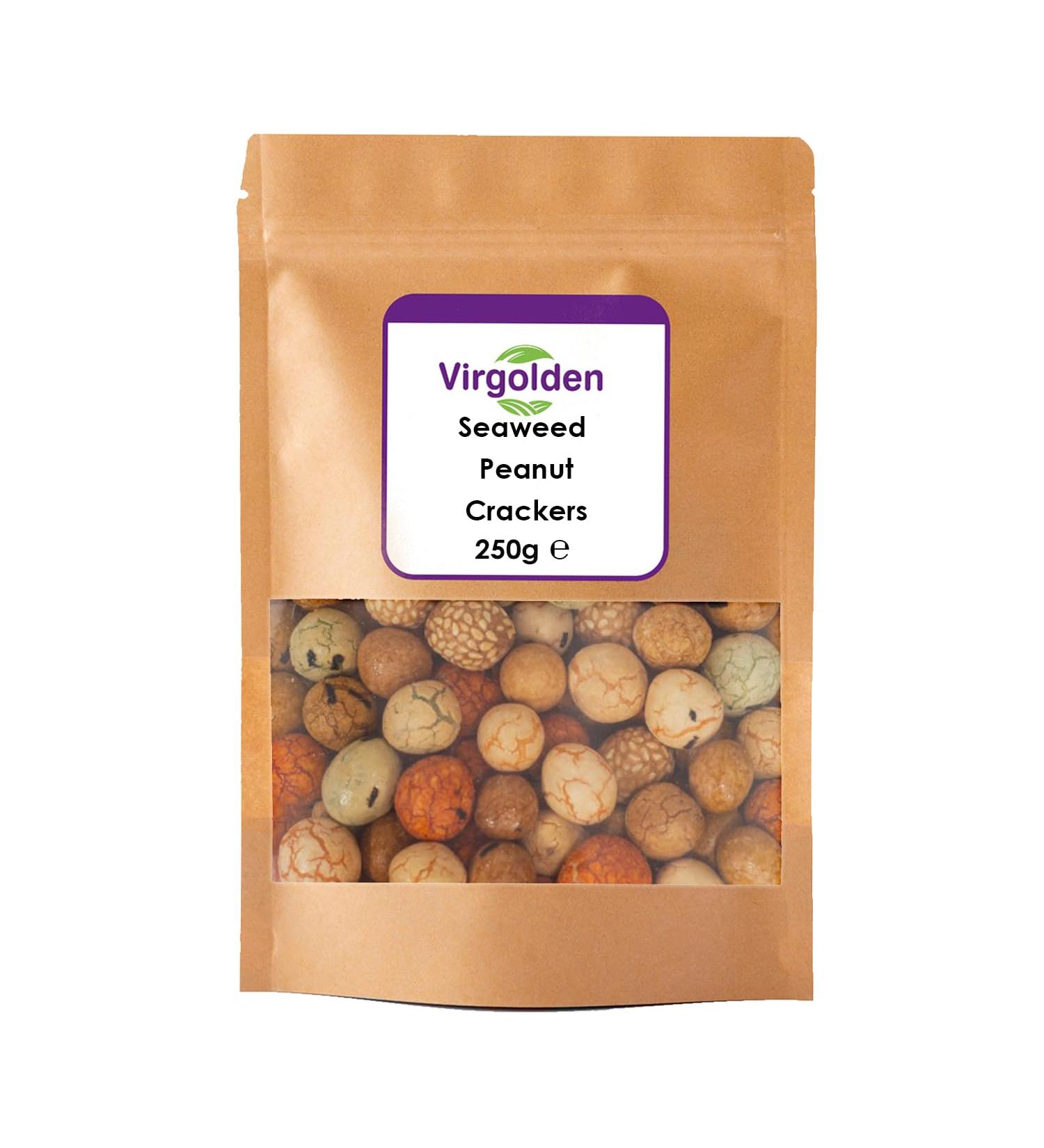 Seaweed Peanut Crackers 250g by Virgolden