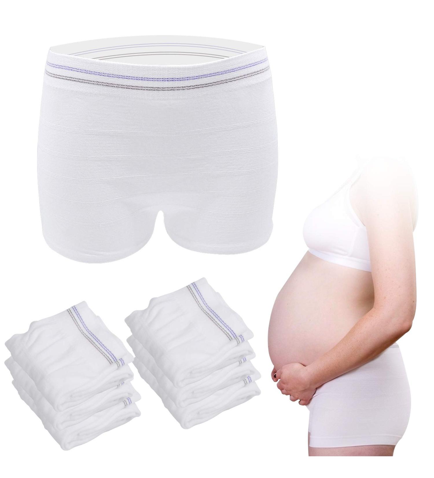 HANSILK Disposable Maternity Knickers 3XL White 6pcs - Breathable & Stretchable Postpartum Underwear for C-Section Recovery & Incontinence - Buy Online on GoSupps.com
