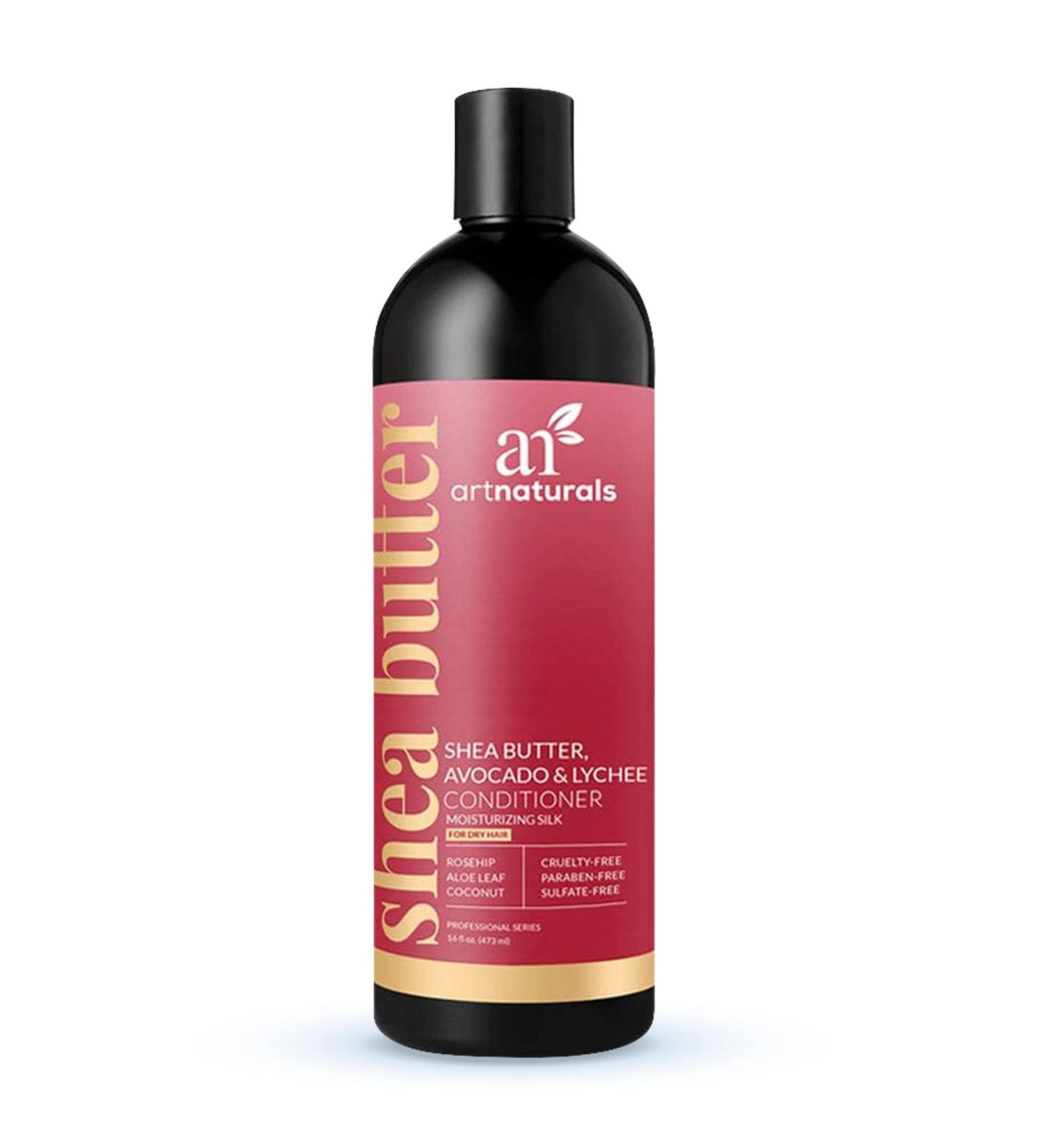 Artnaturals Shea Butter Avocado & Lychee Conditioner - Moisturizing Silk for Dry Hair (16 fl oz) - Buy Online on GoSupps.com