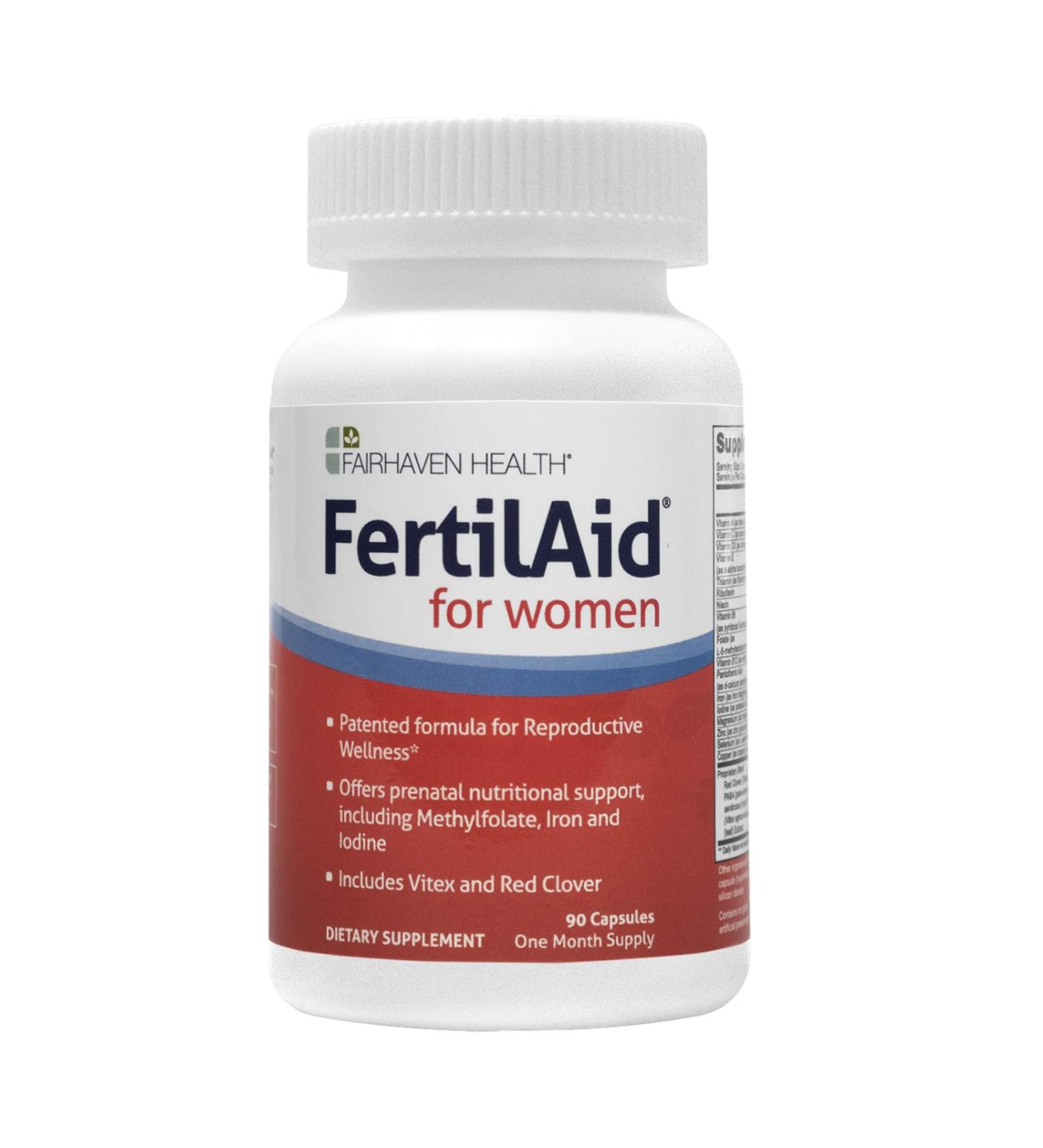 Fairhaven Health FertilAid for Women - 90 Veggie Caps | Boost Fertility Support - Buy Online on GoSupps.com