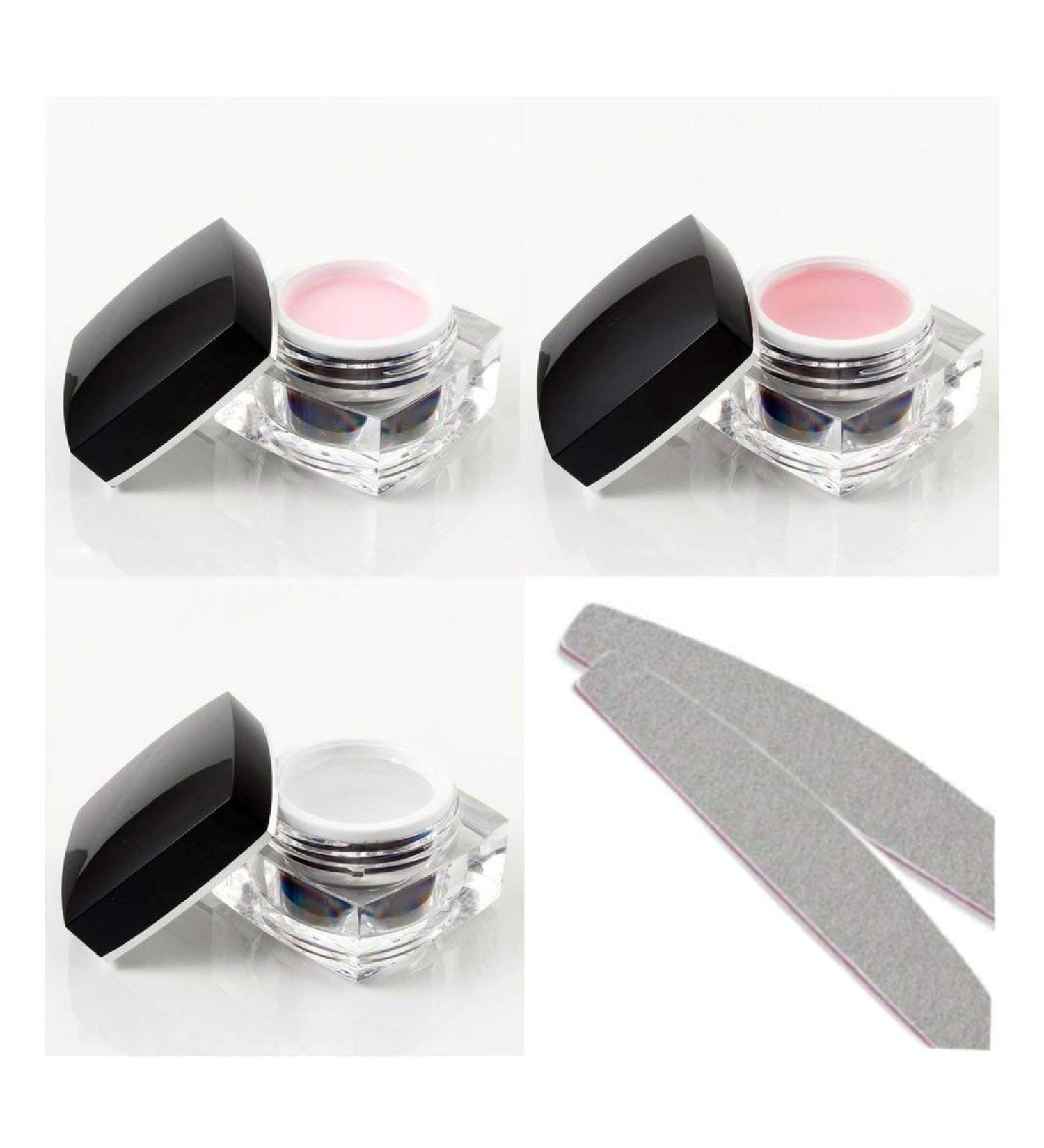 Creative set number 211 - 3 x 5 ml all-round gel including nail files - KS-211