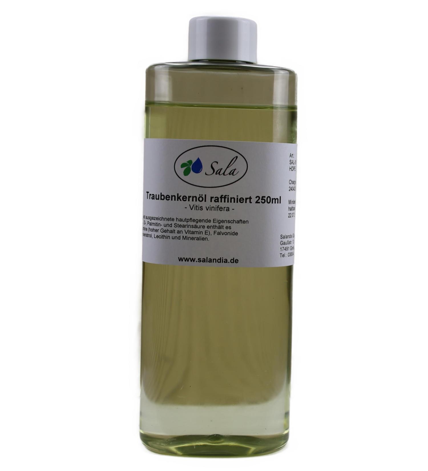 Sala Refined Grape Seed Oil (HDPE bottle 250ml) - Buy Online on GoSupps.com