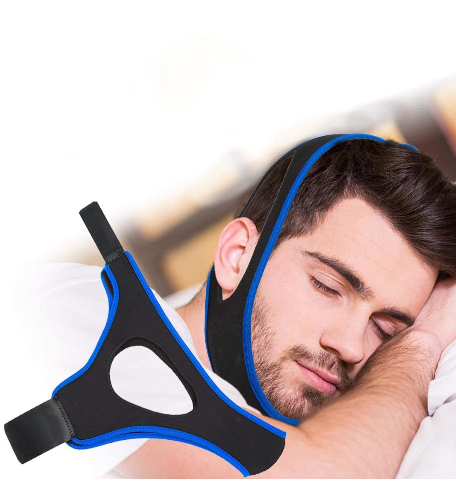 KETINAU Snoring Chin Strap - Adjustable Snore Device for Men and Women - Blue - Buy Online on GoSupps.com
