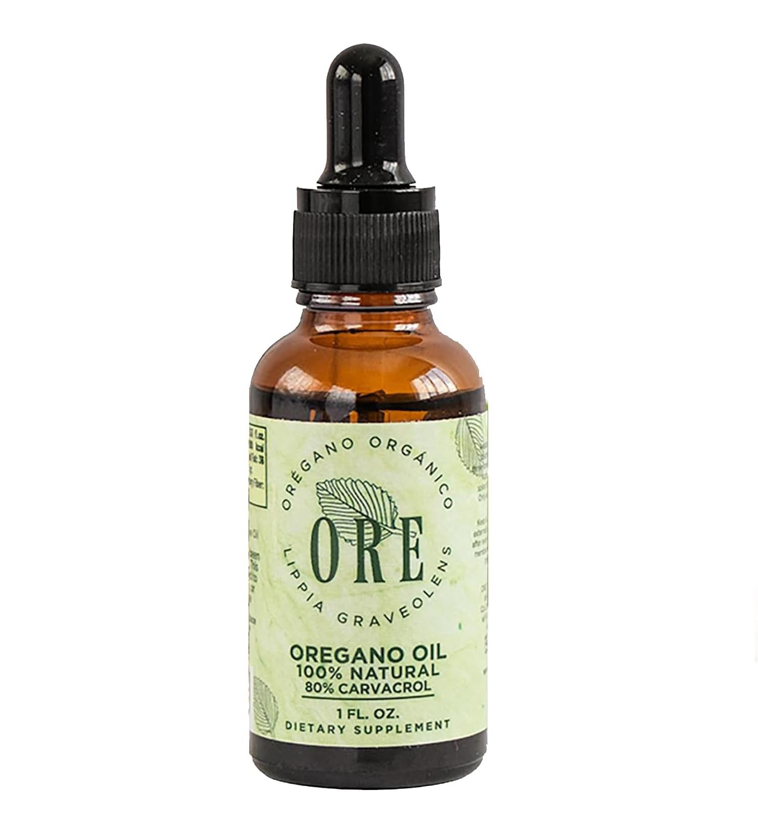 ORE Mexican Oregano Oil Drops 1 oz | 80% Carvacrol | Wildcrafted Herbal Extract for Immune & Respiratory Support | Natural Liquid Supplement | Non-GMO | Dropper Bottle - Buy Online on GoSupps.com