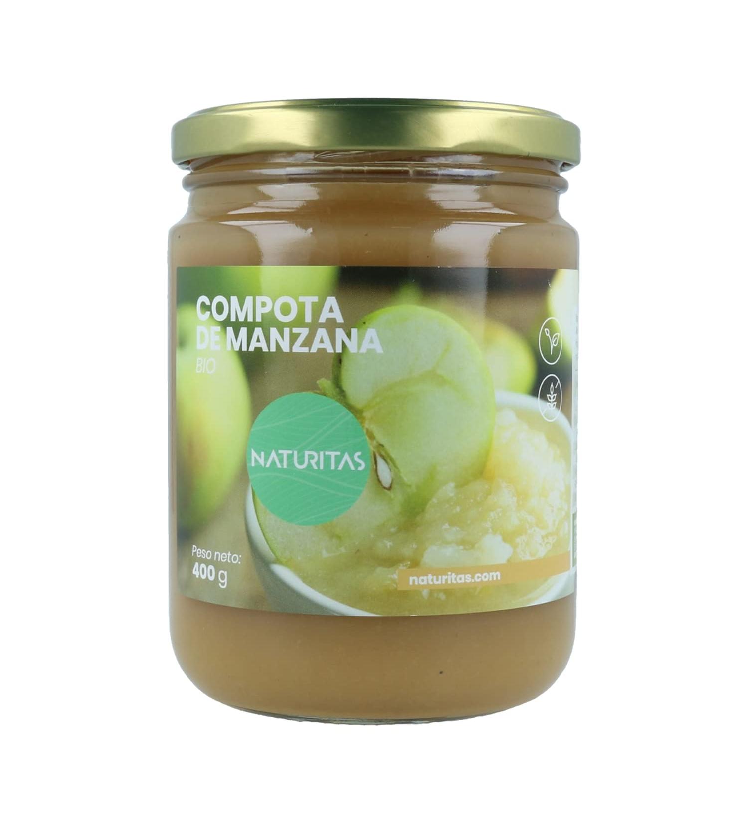 Naturitas Naturitas Organic Apple Compote 400g | Vegan Product | Gluten-Free and No Added Sugar