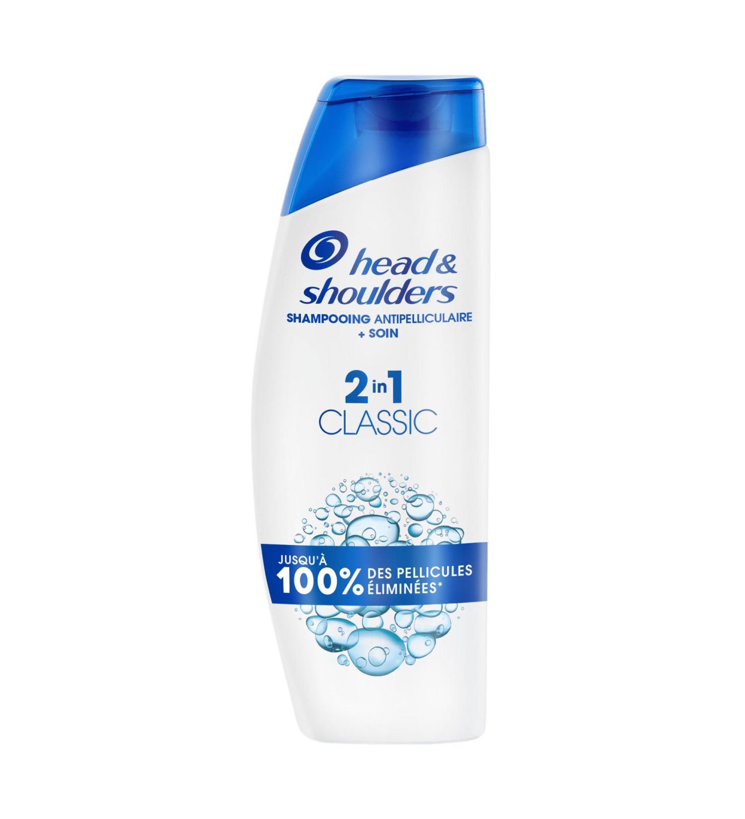 Head & Shoulders Classic 2 in 1 Anti-Dandruff Shampoo 300ml. Up to 100% Dandruff Removal Clinically Proven. All Hair Types. Daily Use. Refreshing - Buy Online on GoSupps.com