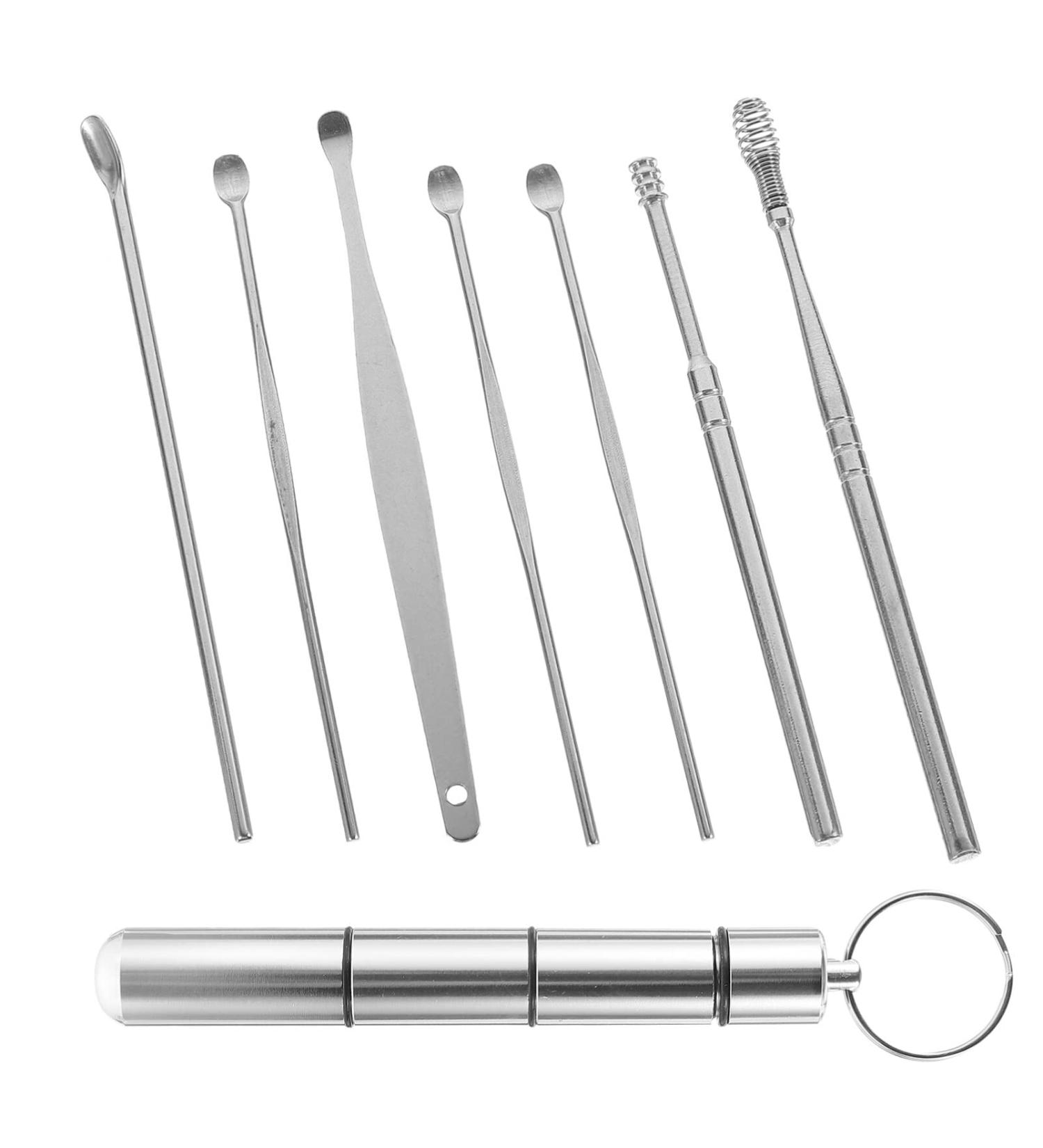 Ear Wax Cleaner Tool Set | Innovative Ear Scoop & Picker Kit with Storage Box | Gentle Ear Cleaning Tools for Men, Women & Adults | Ear Wax Removal Gift Set - Buy Online on GoSupps.com