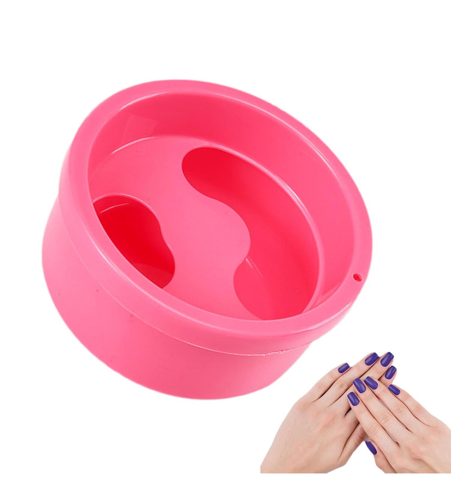 Manicure Soaking Bowl Finger Soaking Bowl Art Hand Wash Spa Tool Manicure Hand Bowl Nail Soaking Container Manicure Tool for Art Polishing Remover Pink - Buy Online on GoSupps.com