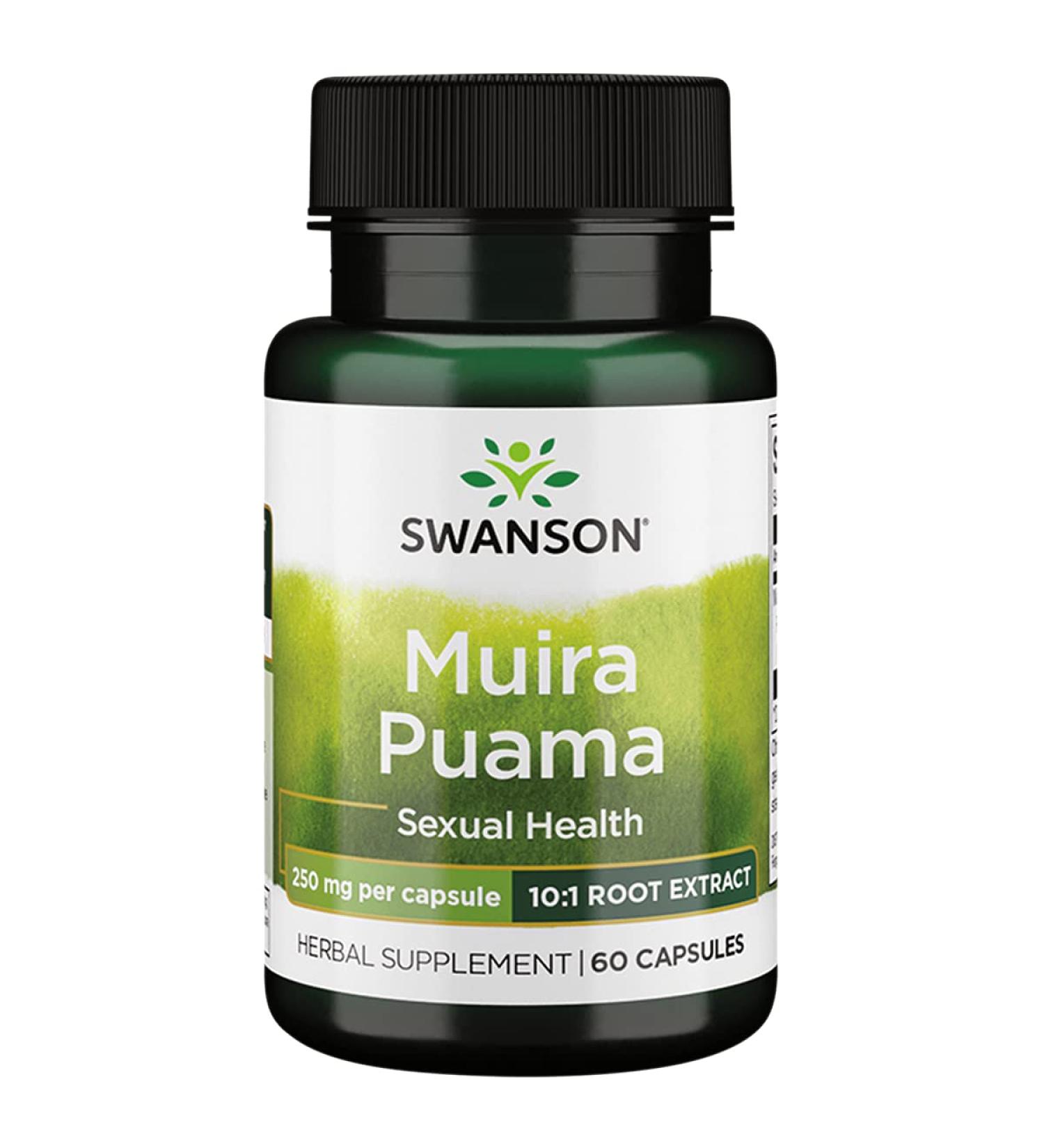 Swanson Muira Puama Extract (10:1) 250mg - 60 Capsules - Buy Online on GoSupps.com
