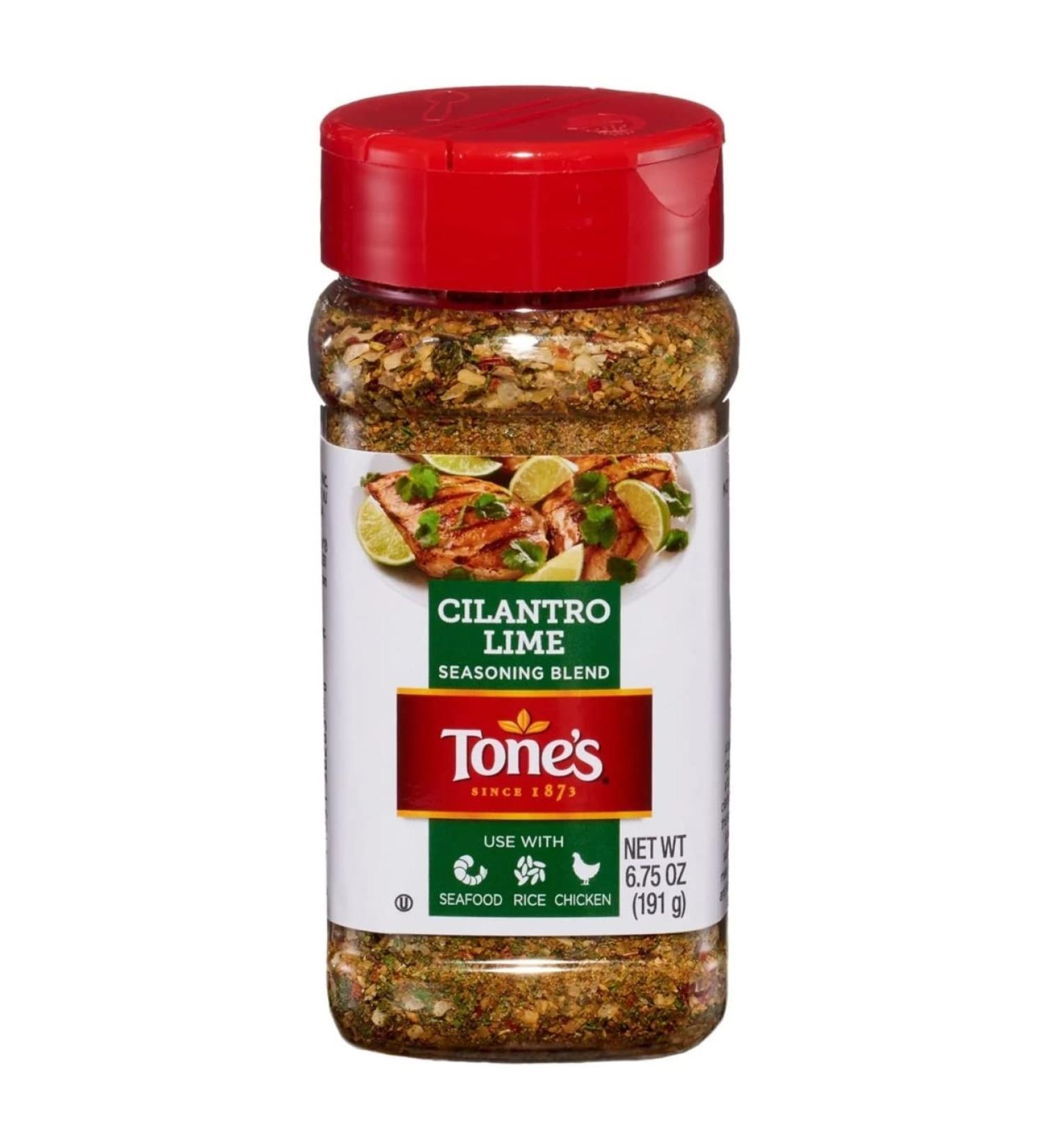 Tone's Cilantro Lime Seasoning 6.75 oz - Authentic Flavor Blend - Buy Online on GoSupps.com