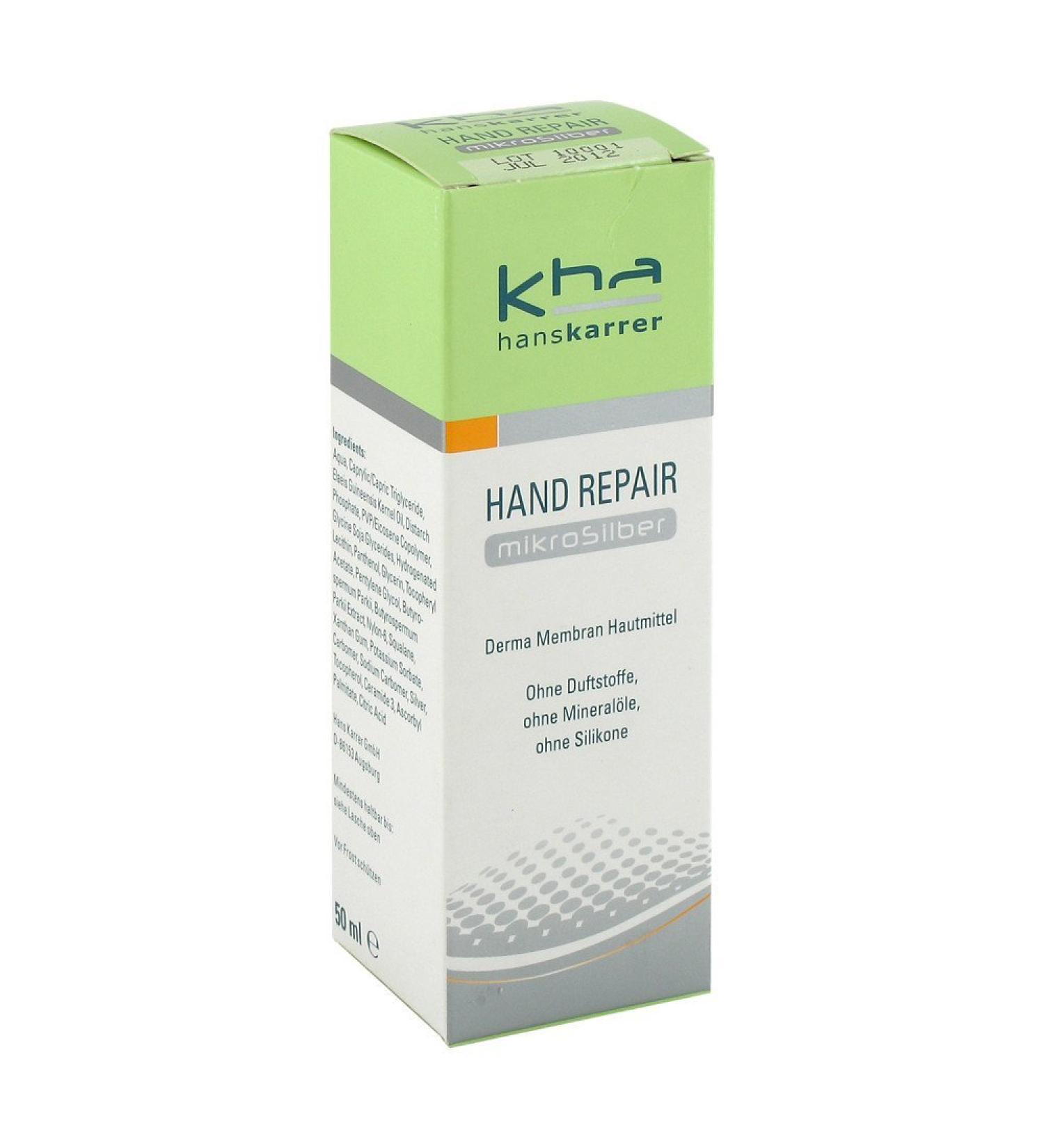 Hans Karrer Hand Repair MicroSilver Cream 50 ml