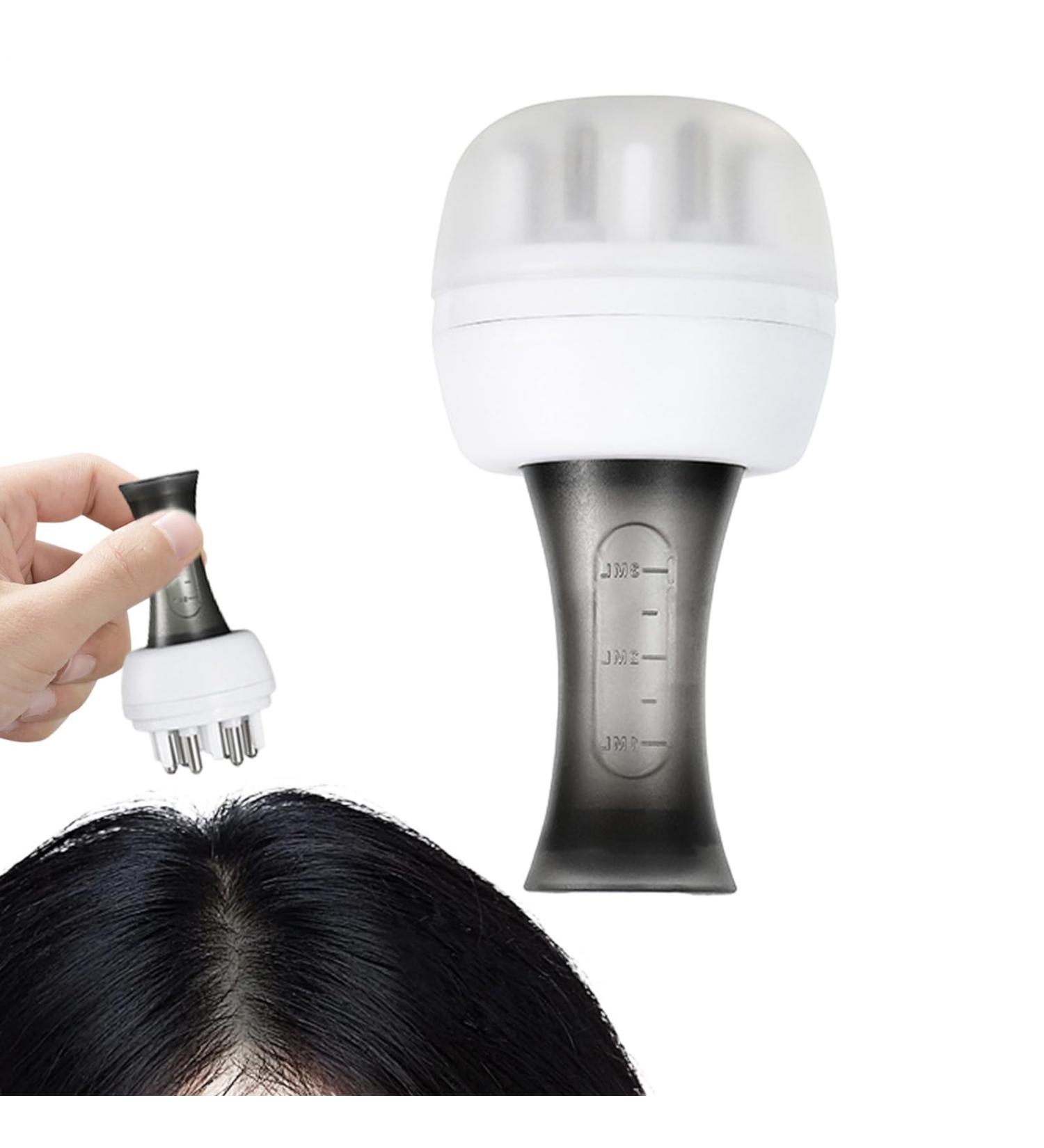Applicateur d'huile capillaire applicateur d'huile pour cuir chevelu | Applicateur de liquide pour cuir chevelu de liquide confortable pour applicateur de massage po Blanc - Buy Online on GoSupps.com