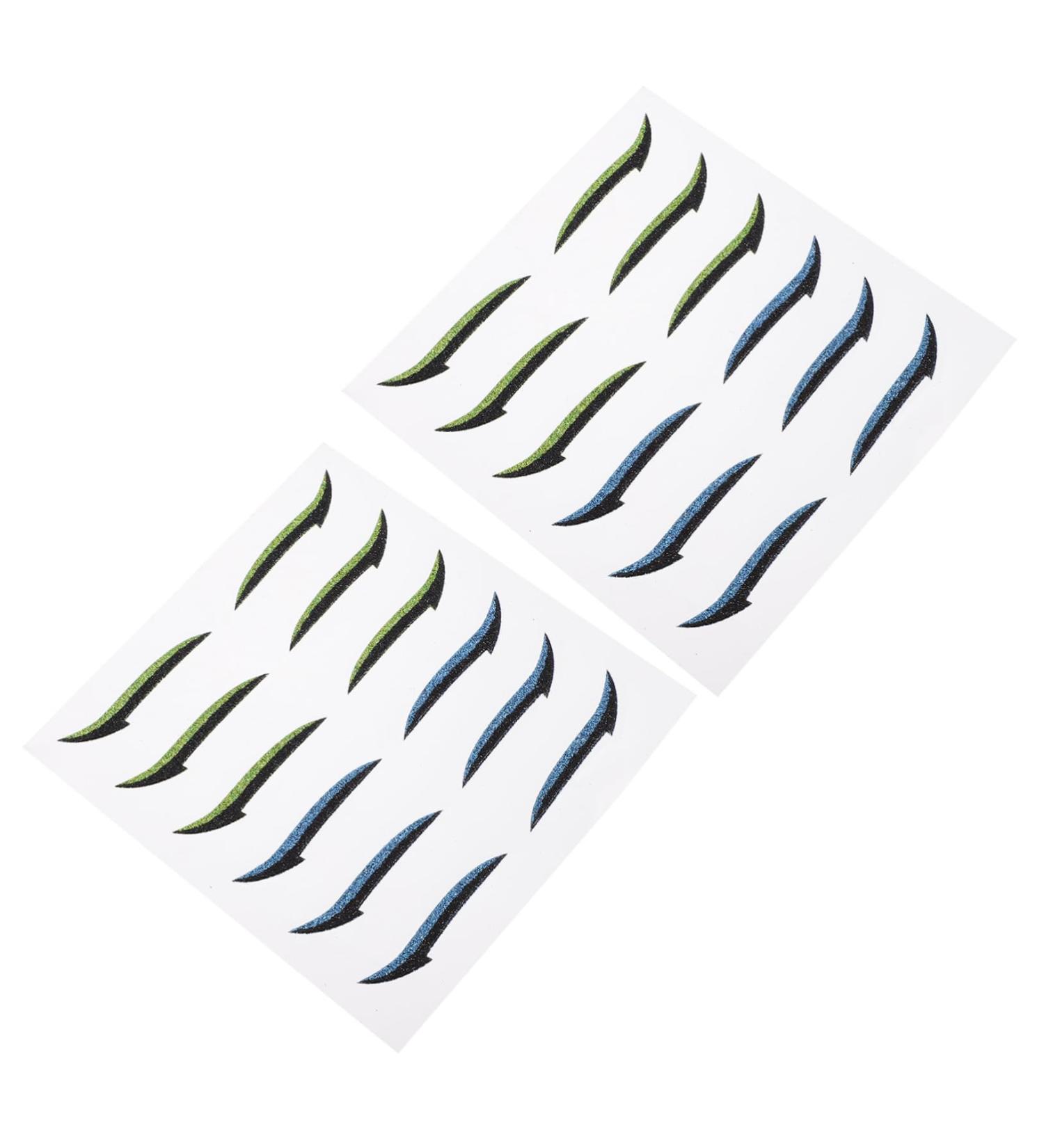 Ipetboom 12 Pairs Glitter Eyeliner Invisible Eyelid Tapes Flash Tape Eye Makeup Stickers Miss Eyes Skin Patch - Buy Online on GoSupps.com