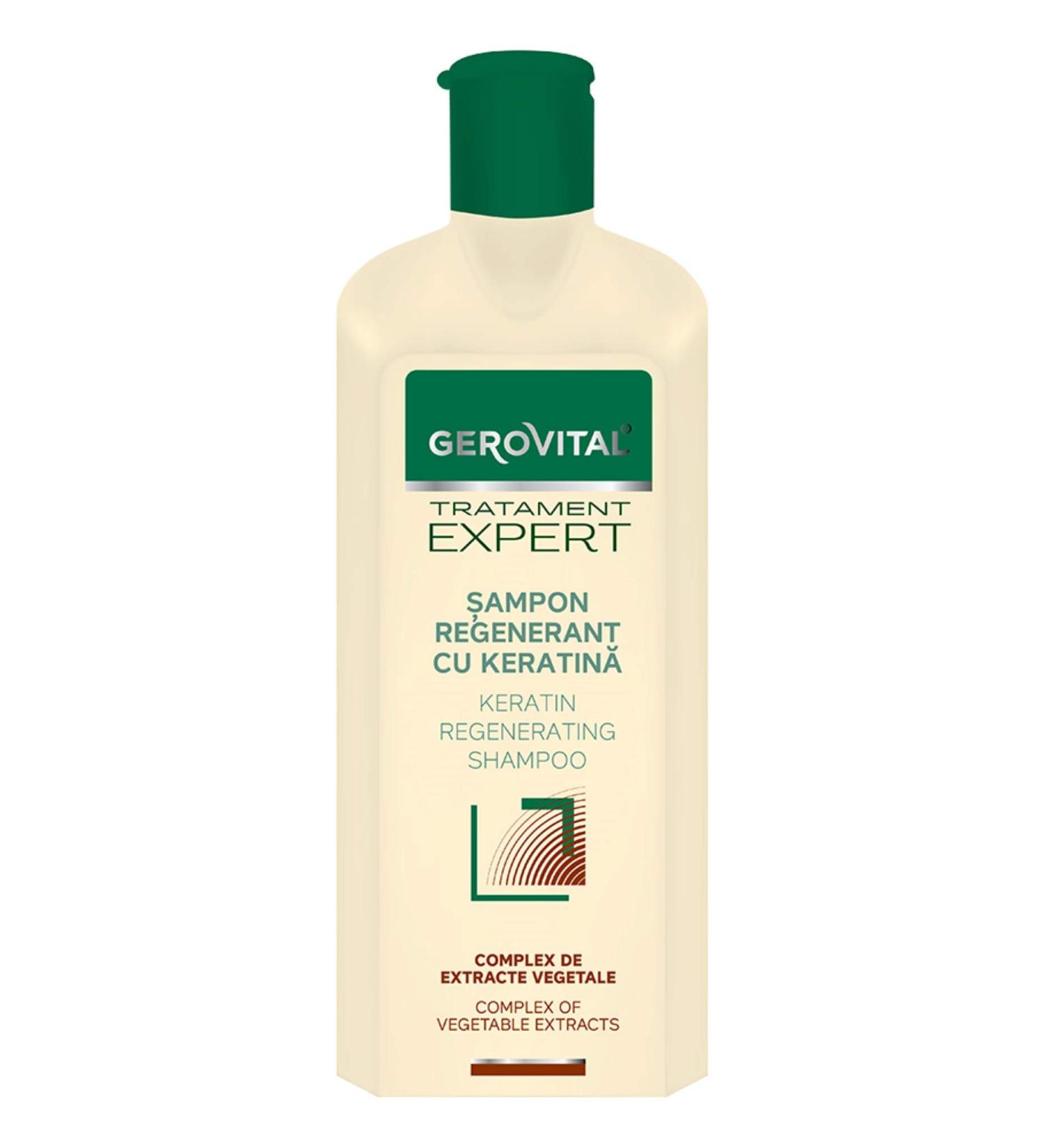 Gerovital Tratament Expert Regenerating Shampoo Hair Care 250 ml - Buy Online on GoSupps.com