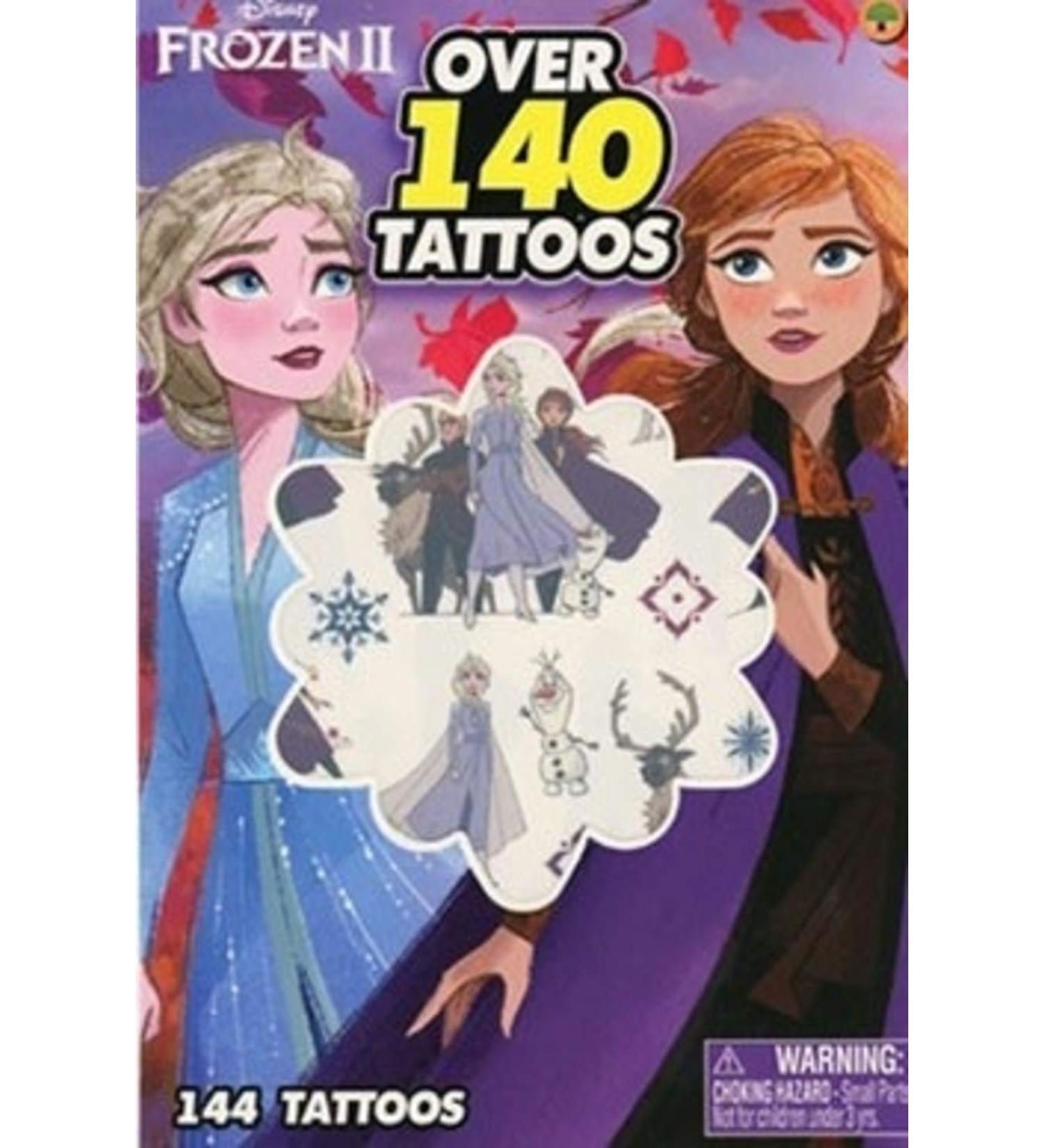 Disney Frozen II Over 140 Temporary Tattoos Booklet