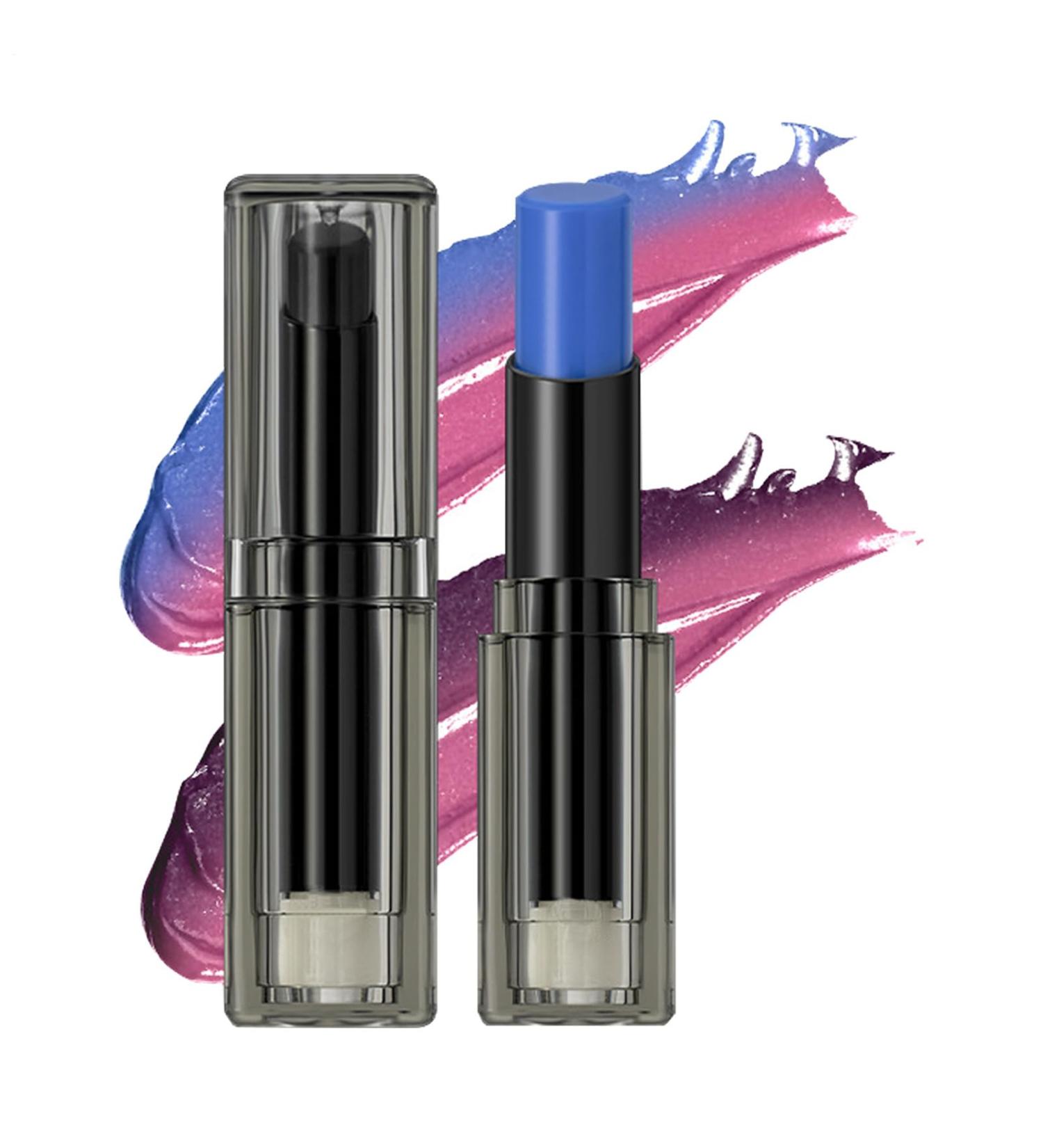  Huxibai pH Colour Changing Lipstick - 2 Pieces PH Moisturising Lip Balm Makeup Transfer Resistant Hydration for Daily Party Outdoor - Buy Online on GoSupps.com