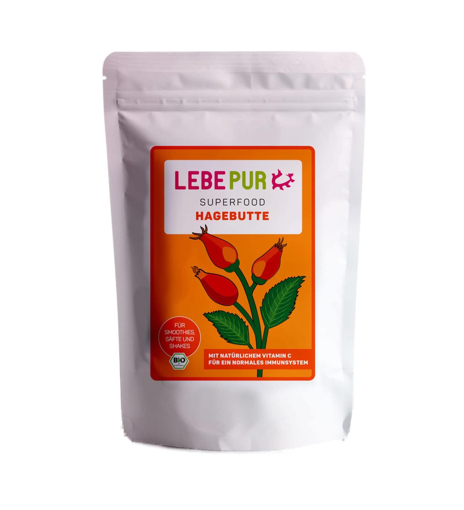  Lebepur LebePur Organic Smoothie Powder - Rosehip - 150g - Buy Online on GoSupps.com