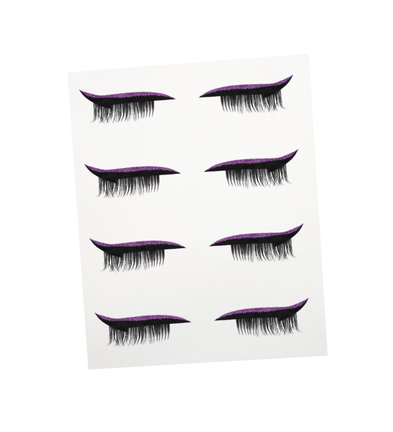 Healvian 4 Pairs self- adhesive eye line sticker eyeliner strips sticker 1 count (Pack of 1) Purple - Buy Online on GoSupps.com