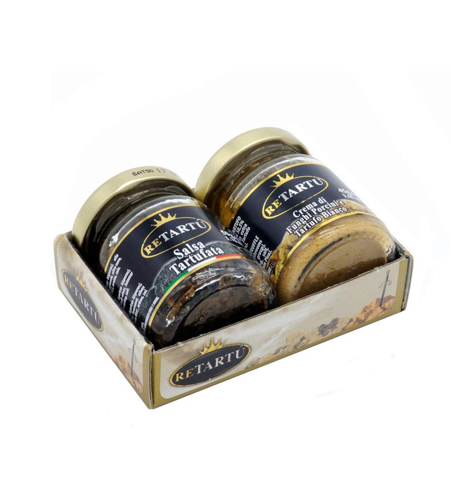 Tasting Set of 2 Italian Delicacies with Truffles - 50g + 45g | Gourmet International Shipping - Buy Online on GoSupps.com