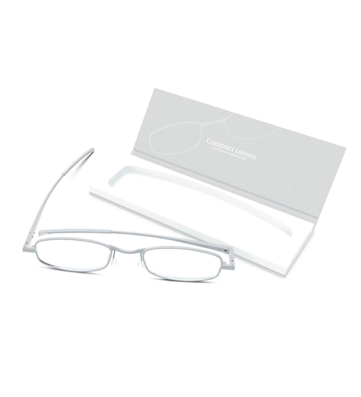 Shop Compact Flat Folding Reading Glasses - Frost +2.5 | International Shipping Available - Buy Online on GoSupps.com