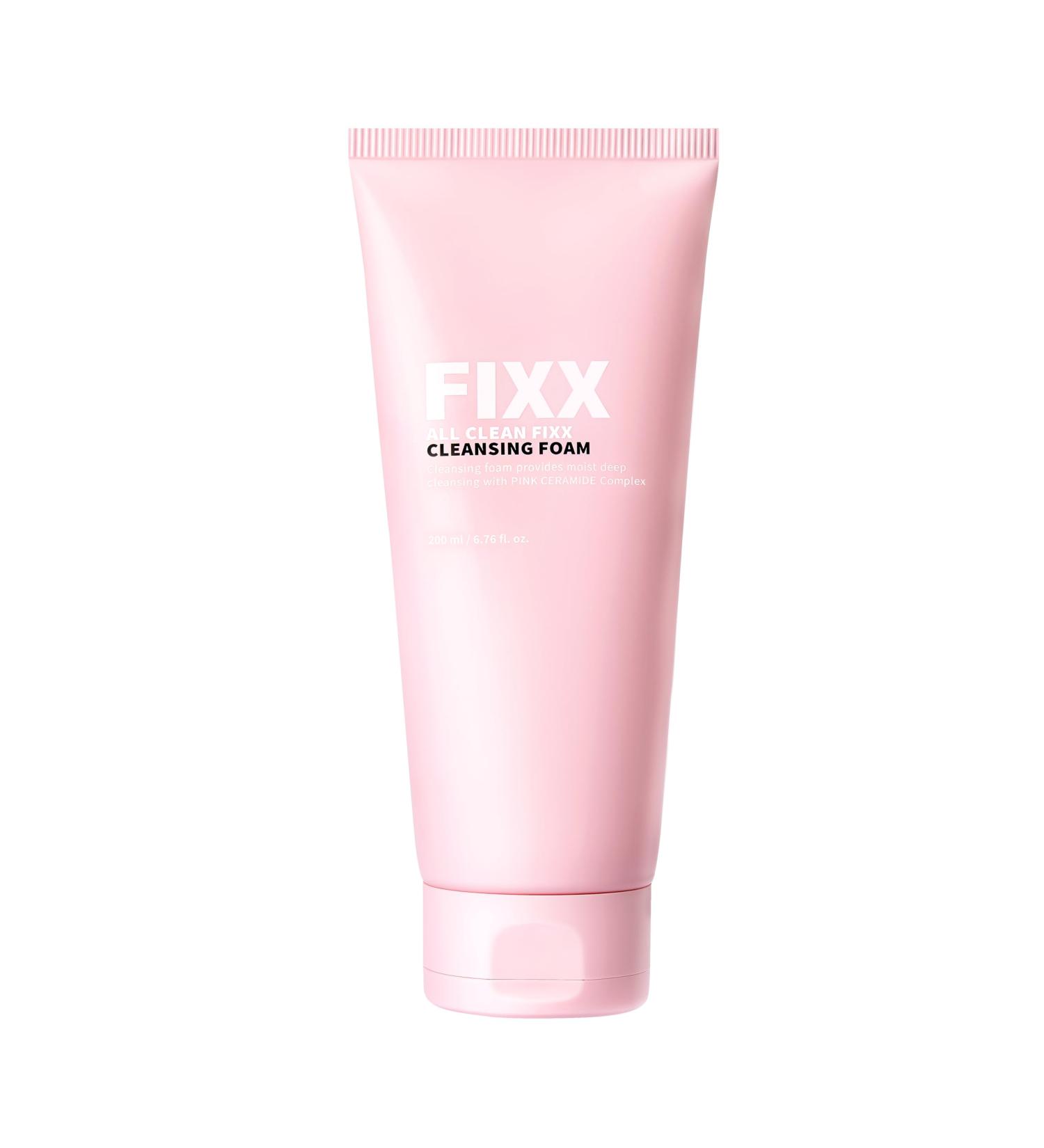 So Natural Powder4room All Clean Fixx Cleansing Foam - 7 fl oz | Pink Cera Cream Foam | Gentle Foam Cleanser & Face Wash for Soft Comfortable Skin | International Shipping Available - Buy Online on GoSupps.com
