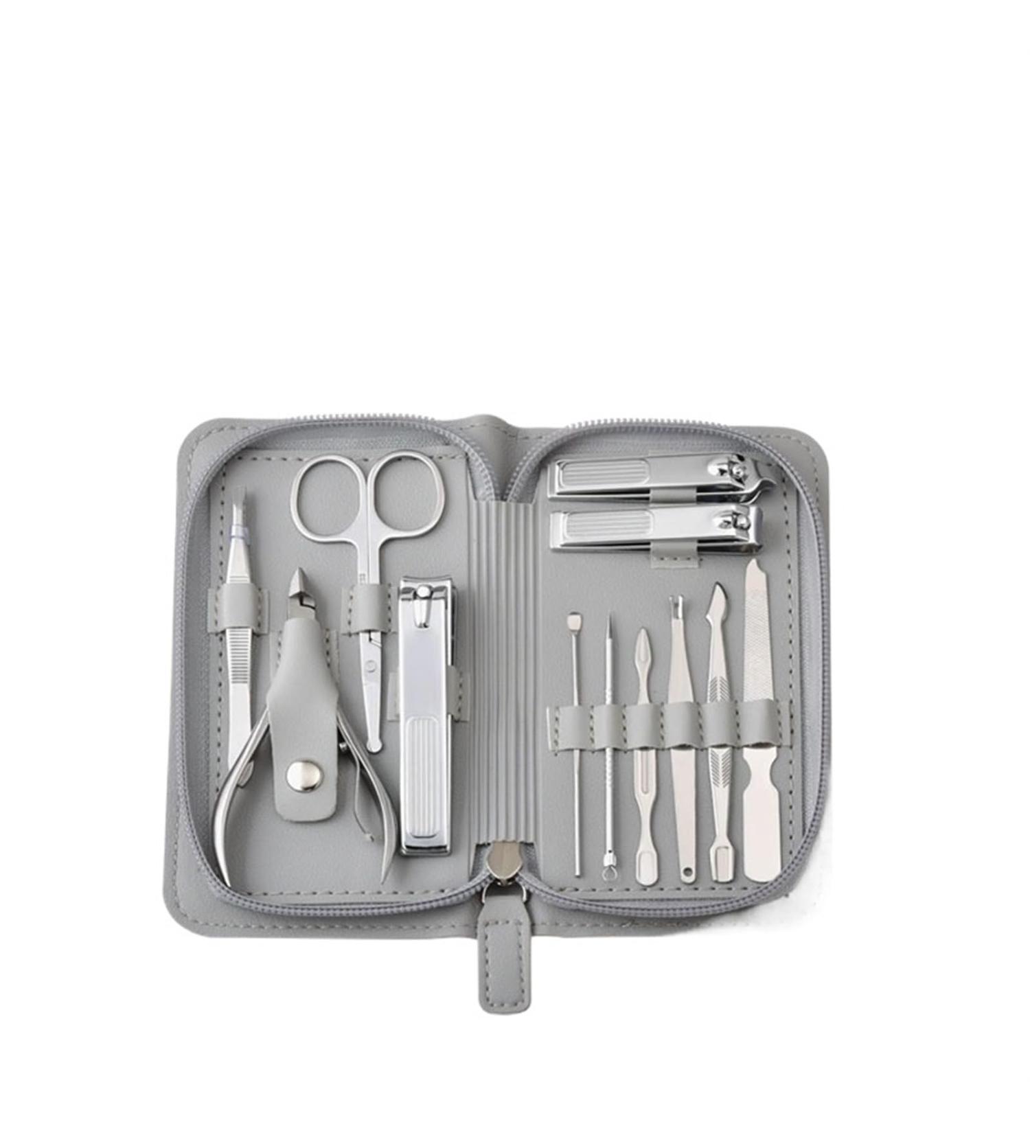 Stainless Steel Nail Clipper Set Beauty Tool Set with Portable Nail Art Tool Red Black Gray Nail Cutting (Color : C3) - Buy Online on GoSupps.com