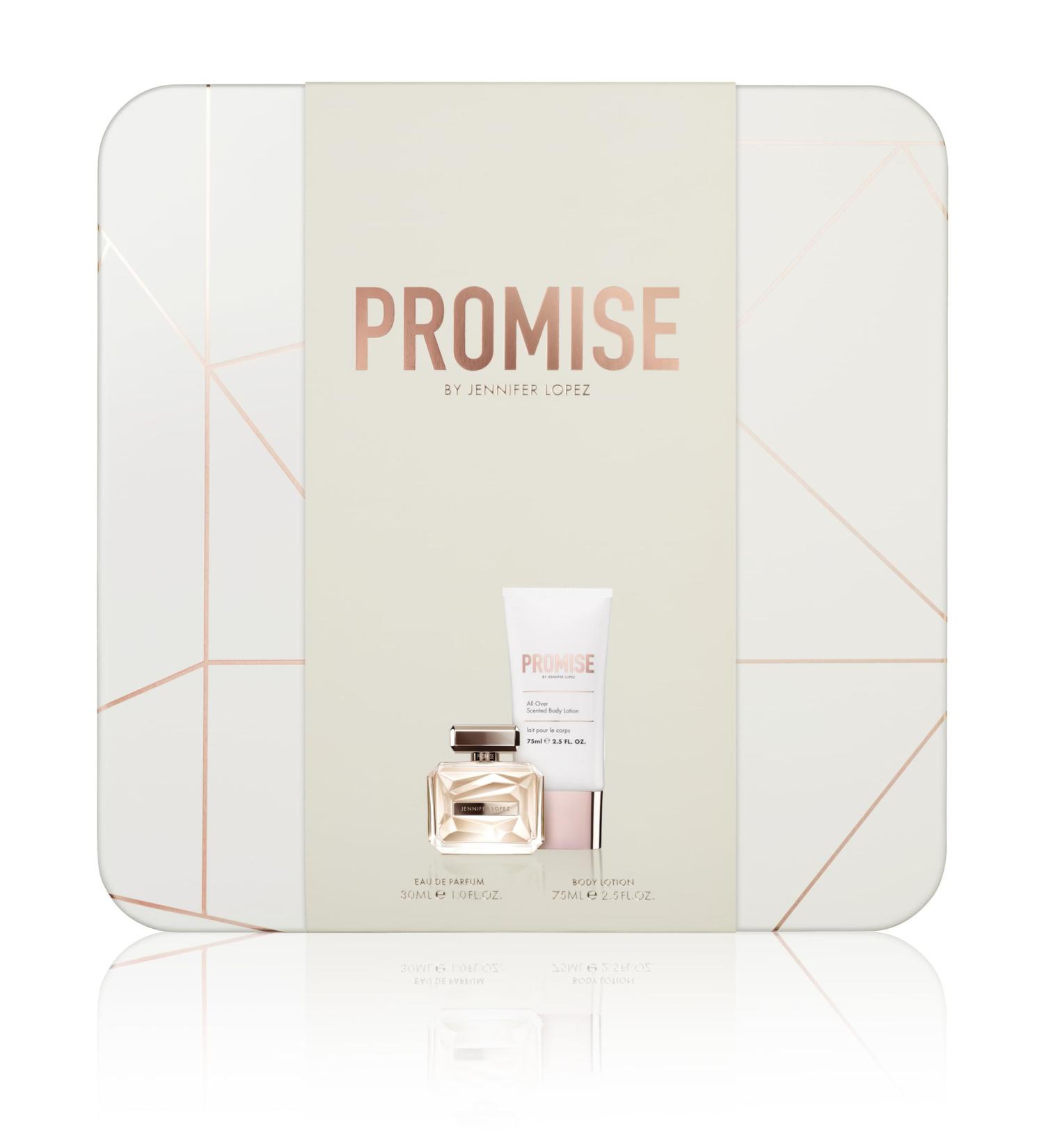 Jennifer Lopez Promise Eau de Parfum Gift Set - 30 ml (1.0 FL OZ) EDP Spray 75 ml (2.5 FL OZ) Body Lotion and Keepsake Tin 1.0 Fl Oz (Pack of 3) - Buy Online on GoSupps.com