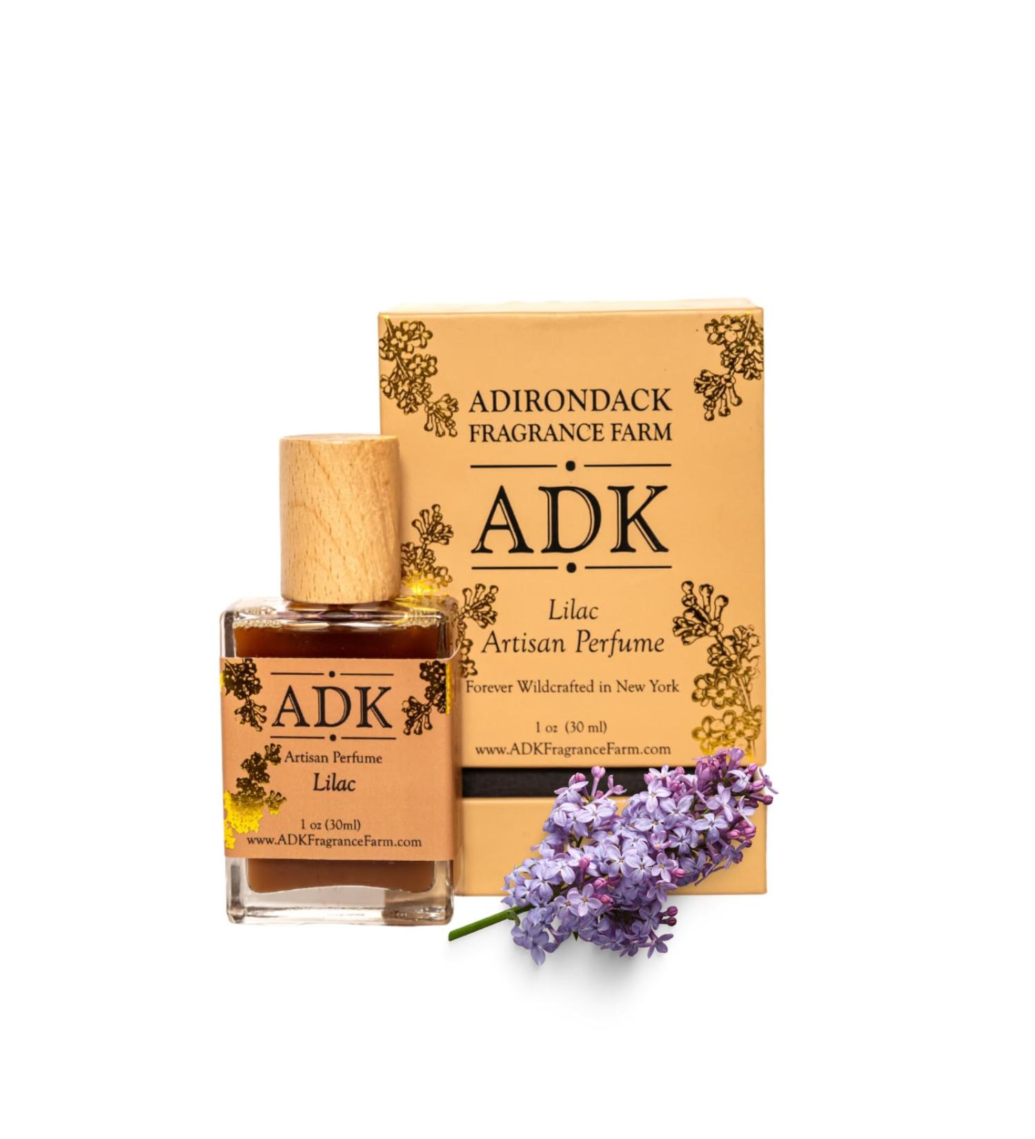 Adirondack Fragrance & Flavor Farm ADK Lilac Botanical Perfume Spray 1 oz (30 mL) Natural Hypoallergenic & Clean Perfume for Women & Men with Notes of Lilac Heliotrope & Cedar 1 Fl Oz (Pack of 1) - Buy Online on GoSupps.com