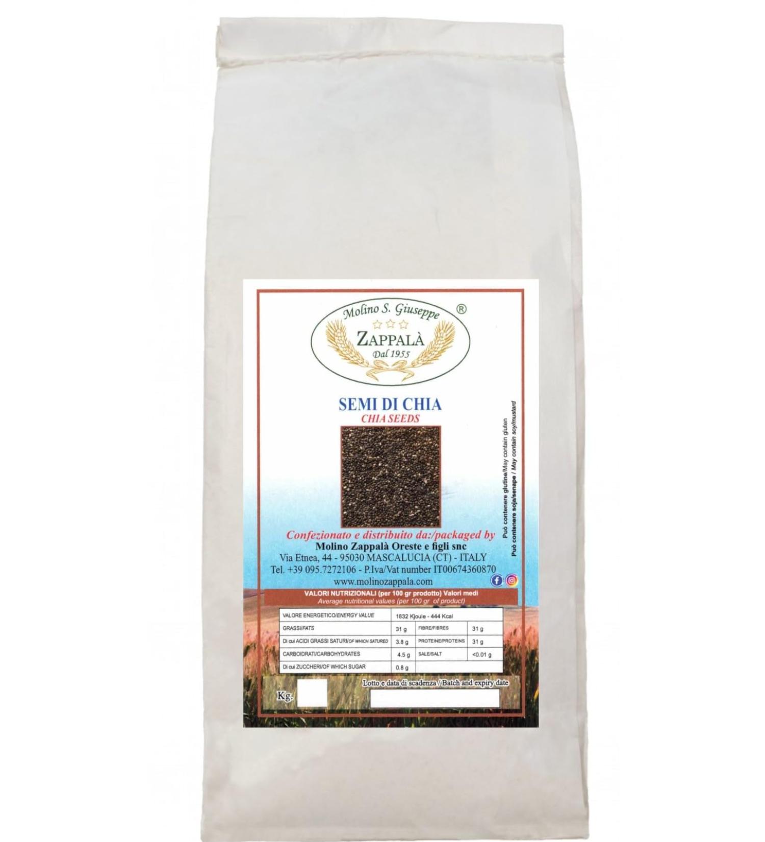 Molino Zappala' 5 kg Chia Seeds