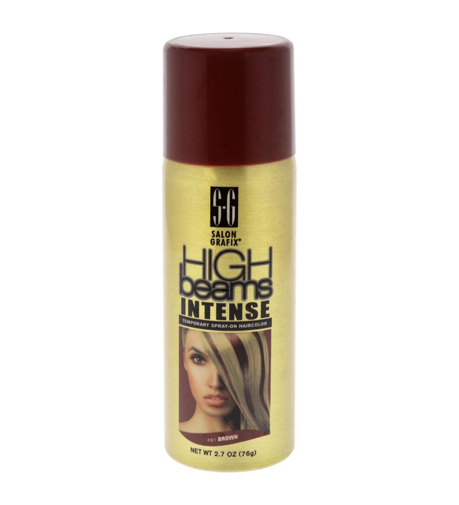 Salon Grafix High Beams Intense Temporary Spray - Brown for Unisex - 2.7 oz Hair Color - Buy Online on GoSupps.com