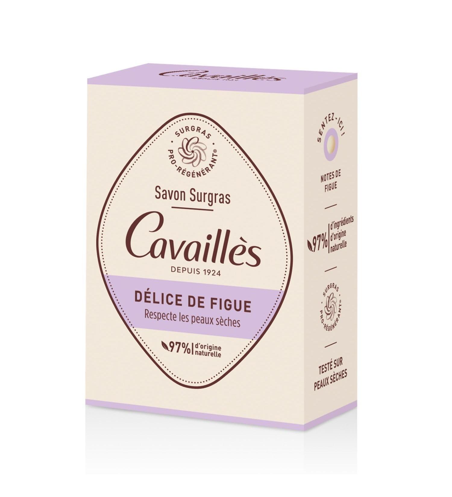 ROGE CAVAILLES Savon Surgras Corps Hydratant Douceur Figue Gourmande pour Peaux S ches (200g) - lot de 3 - Vendu par Lot