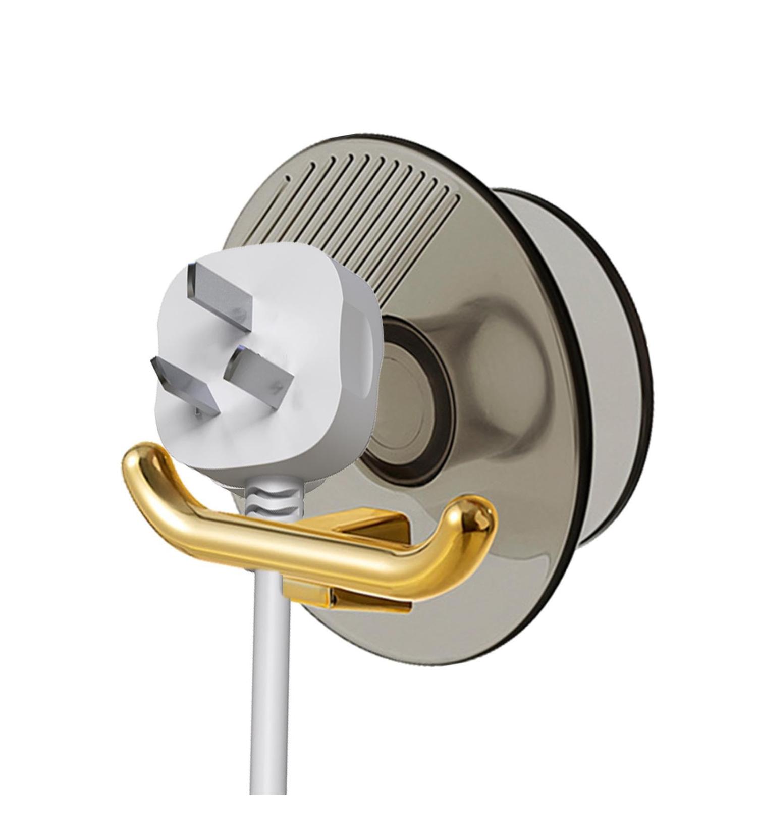 Buy Tarako Socket Holder - Drill-Free Key & Bathrobe Hook | Kitchen & Bathroom Storage Organizer in Translucent Gray - Buy Online on GoSupps.com