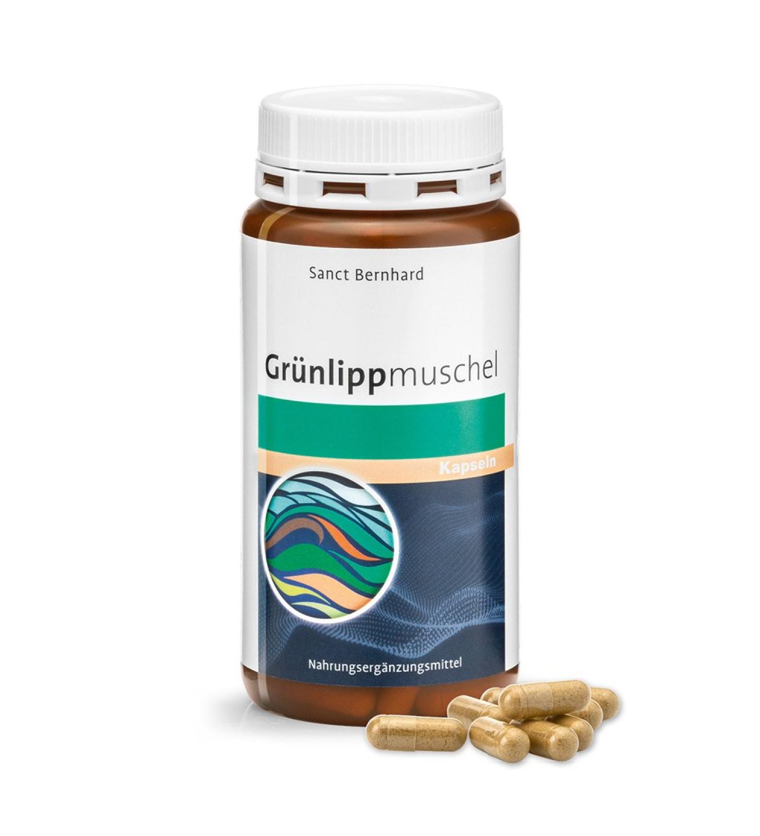 Sanct Bernhard green mussels capsules 150 capsules - Buy Online on GoSupps.com