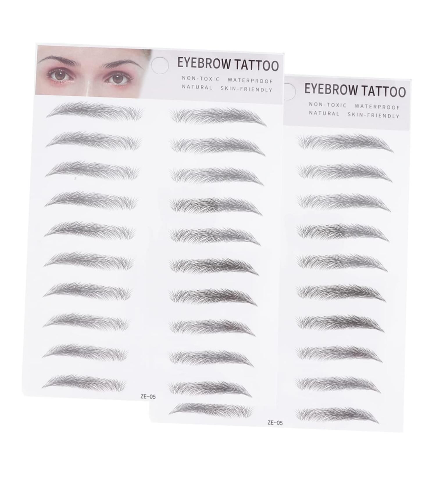Beavorty 2pcs 3d Eyebrow Stickers Eyebrow Hair Eyebrow Sticker Brow Shaper Makeup Eyebrow Transfer Makeup Sets Hair Kit Eye Brow Shaping Kit Make Plastic 4d - Buy Online on GoSupps.com