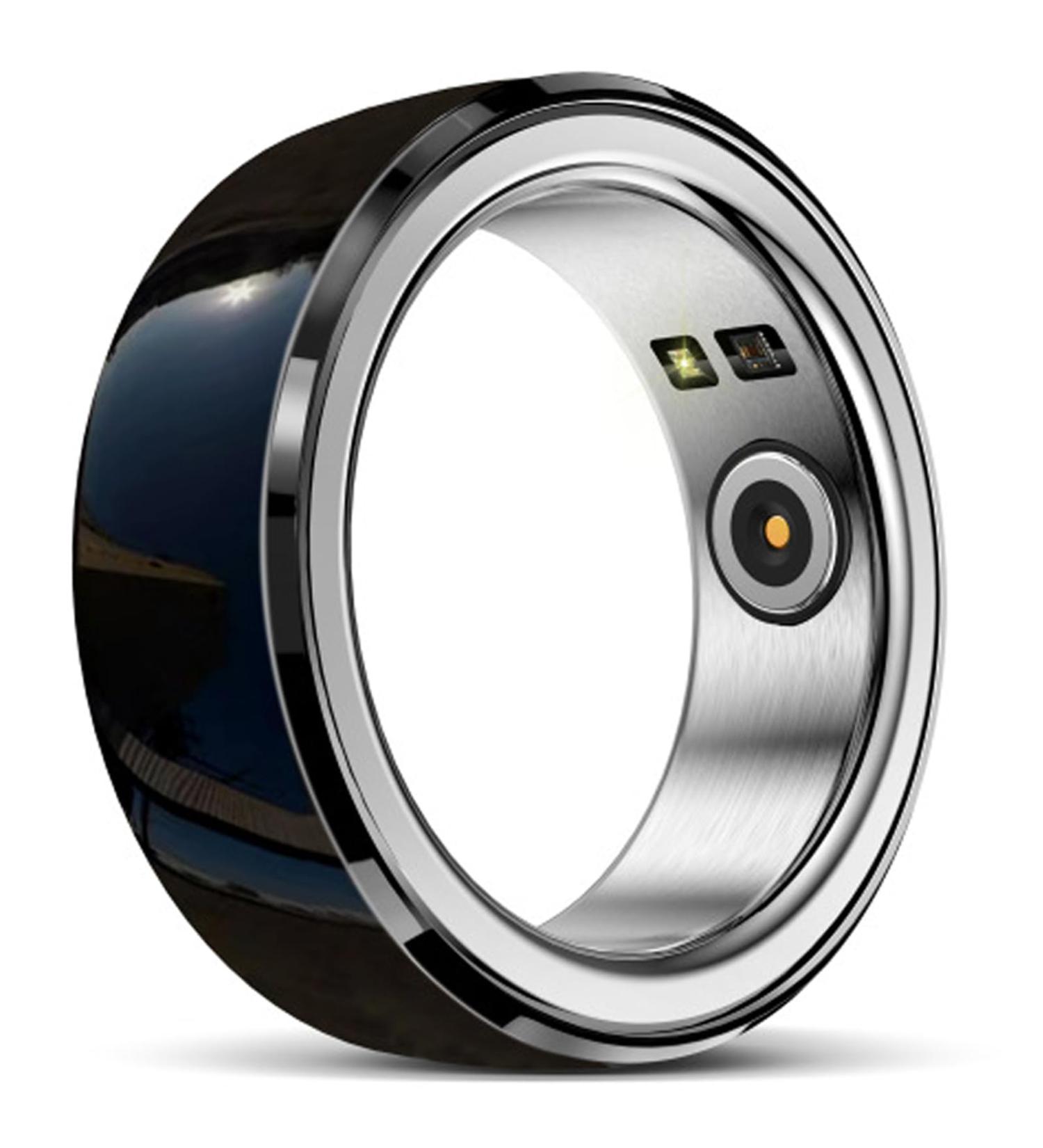 Smart ring smart wearable ring health tracker for men and women ceramic smart ring exercise monitoring counter heart rate sleep health tracker app control waterproof with charging compartment 12 - Buy Online on GoSupps.com