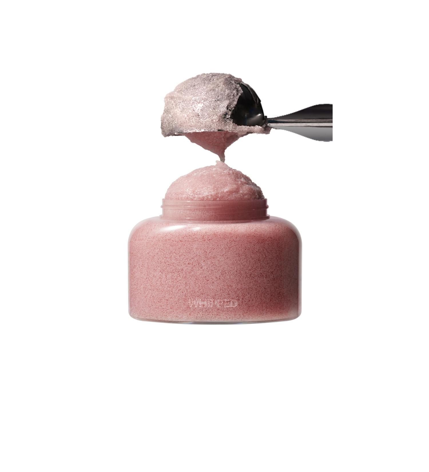 WHIPPED VEGAN PACK SCRUB MUHWABUTTER 210g (7.40 oz) - Made with Fig & Cacao Butter | Chewy Gelato Texture with Ceramide & Niacinamide No Sugar or Salt for Face & Body