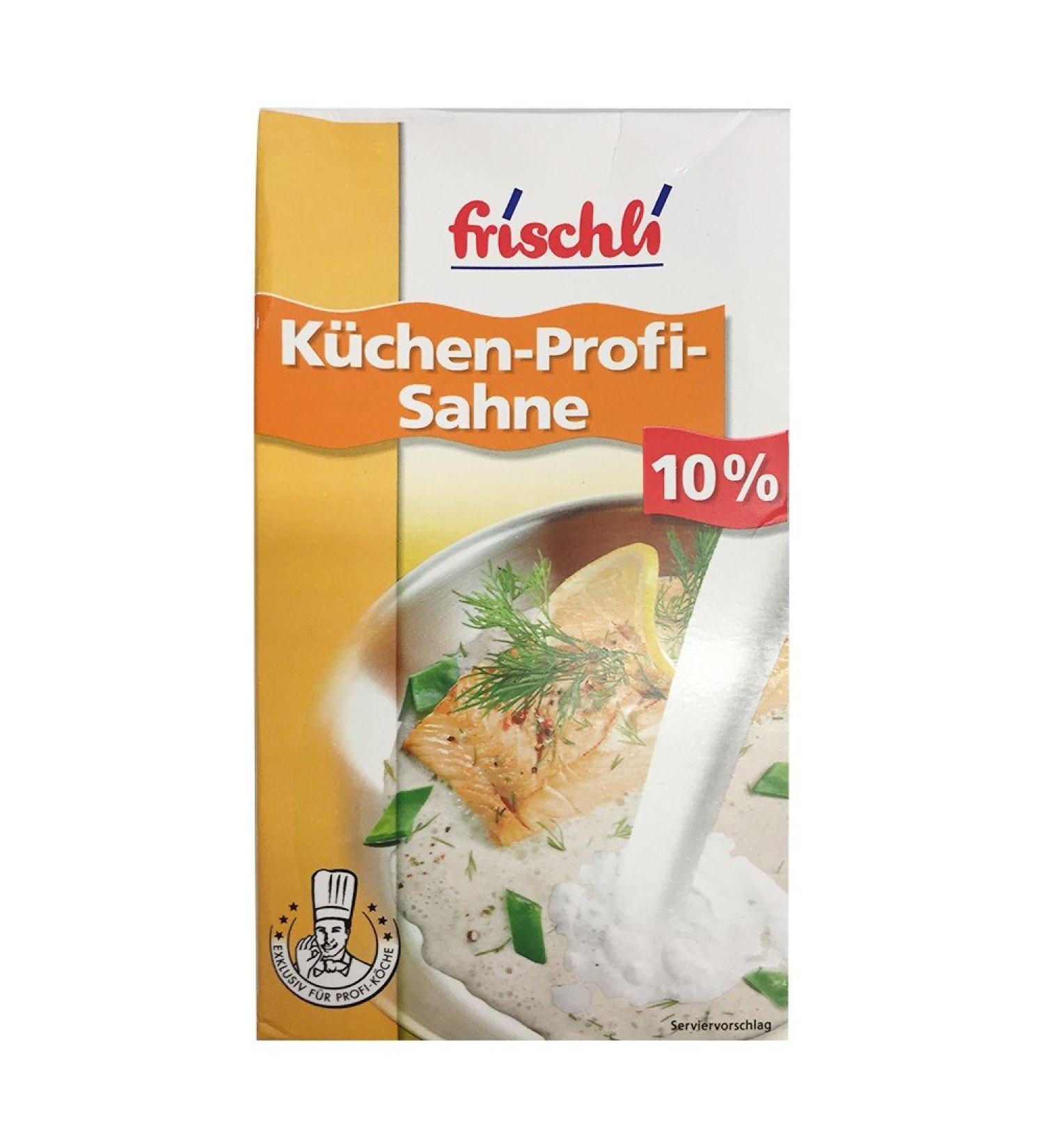 Frischli Kitchen Professional Cream 10% Fat 1000g - Premium Quality Cooking Cream for International Shipping - Buy Online on GoSupps.com